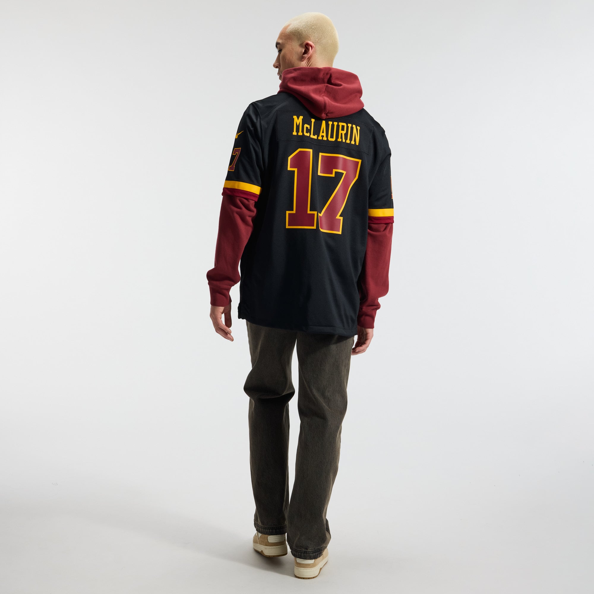 Terry McLaurin Washington Commanders Game Super Bowl Era Jersey - Black - Image 7