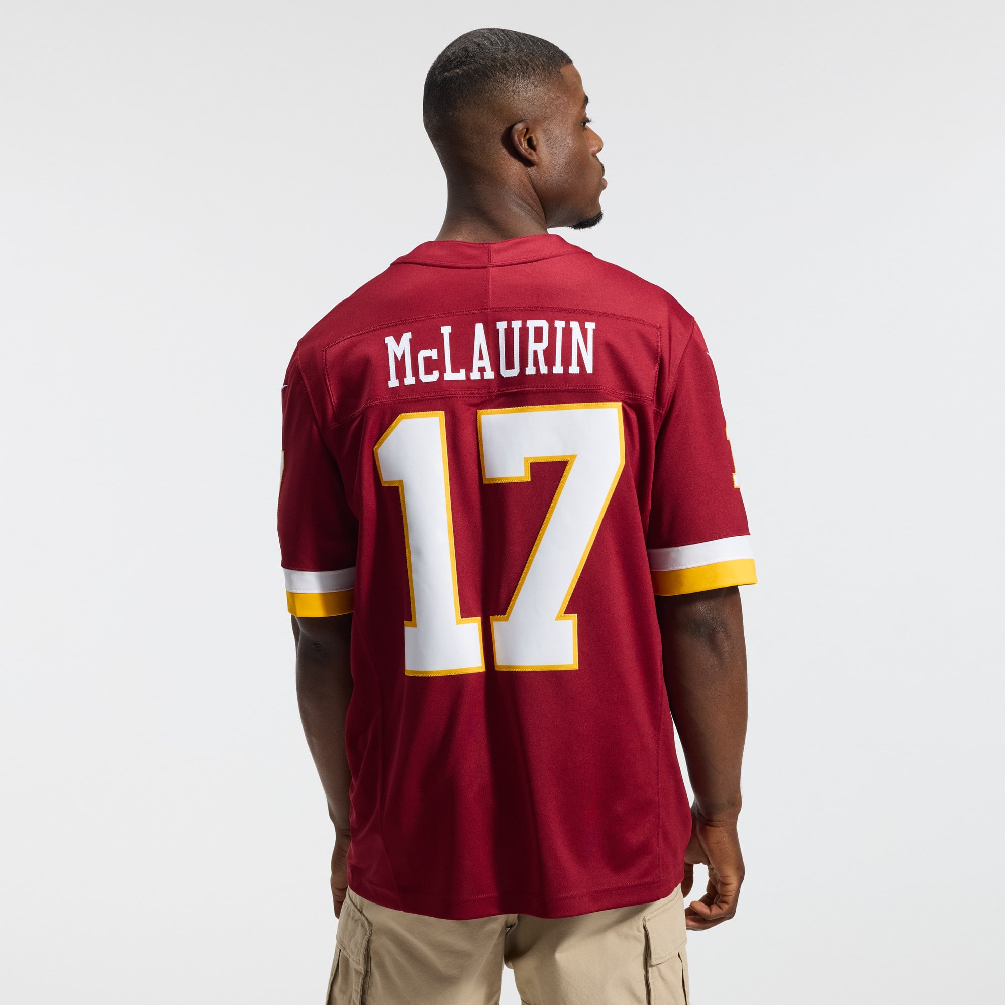 Terry McLaurin Washington Commanders Team Vapor F.U.S.E. Stitched Limited Jersey - Burgundy - Image 5