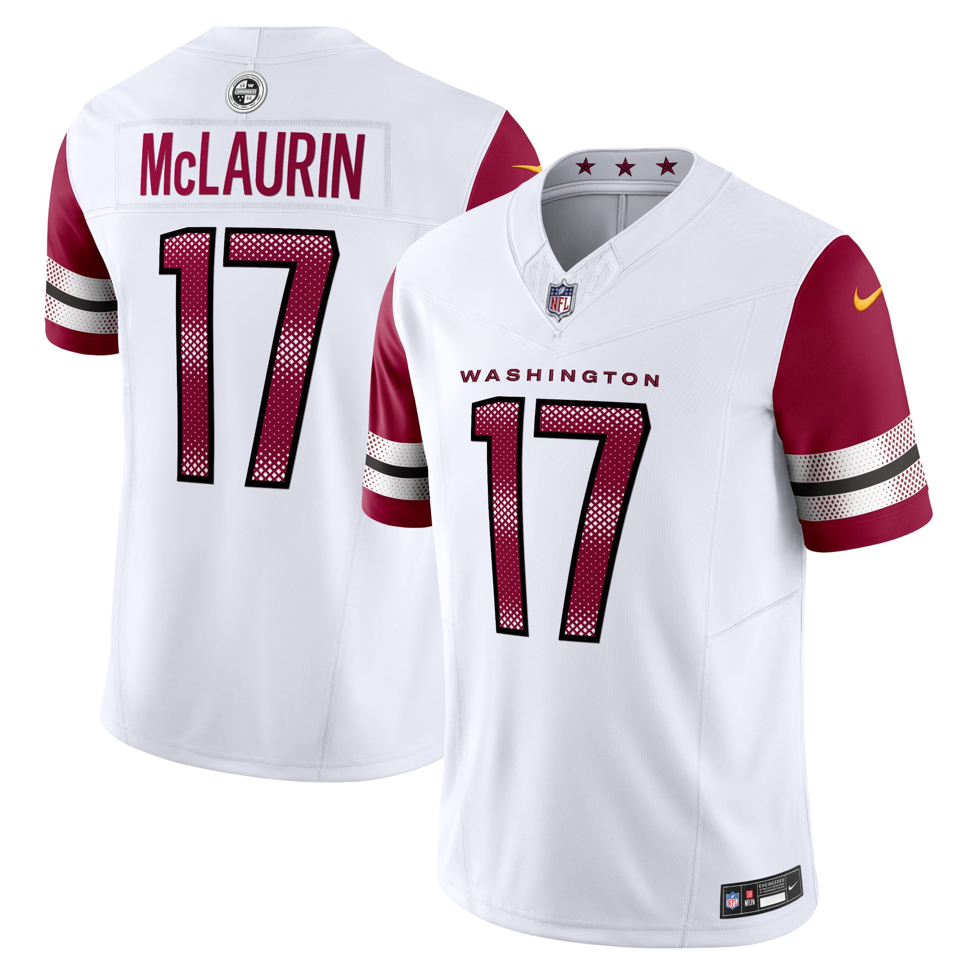 Terry McLaurin Washington Commanders Vapor F.U.S.E. Limited Jersey - White - Image 2