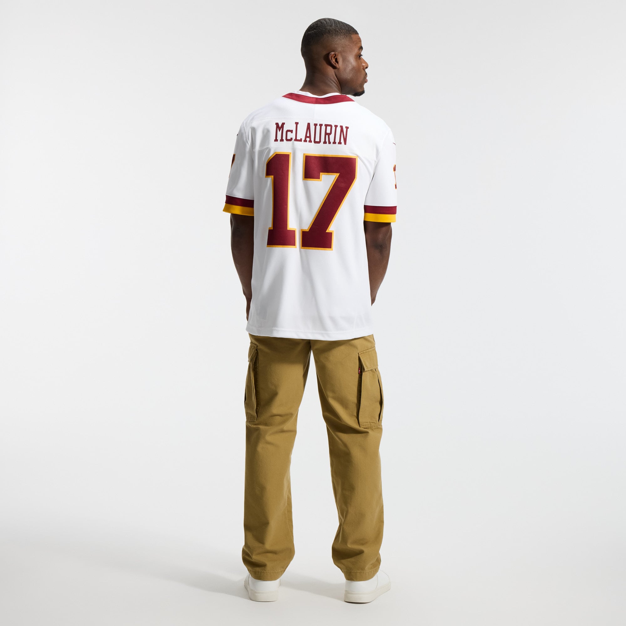 Terry McLaurin Washington Commanders Vapor F.U.S.E. Stitched Limited Jersey - White - Image 7