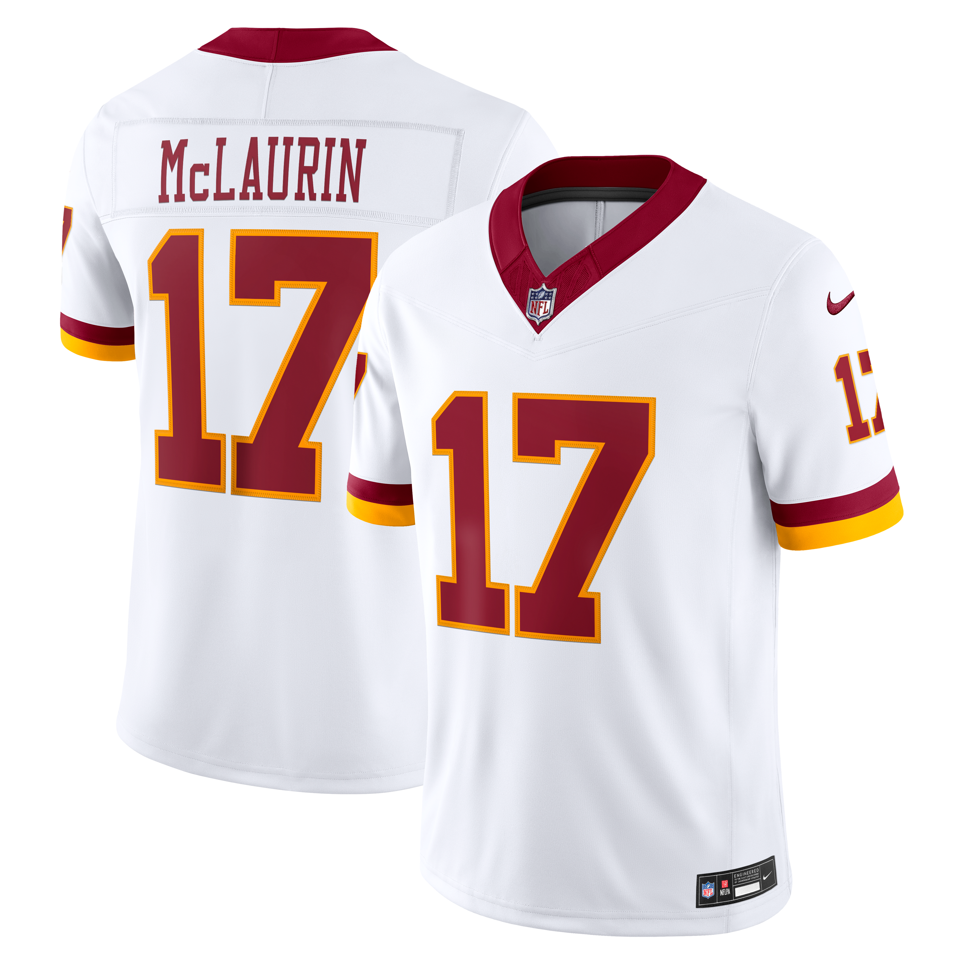 Terry McLaurin Washington Commanders Vapor F.U.S.E. Stitched Limited Jersey - White - Image 2