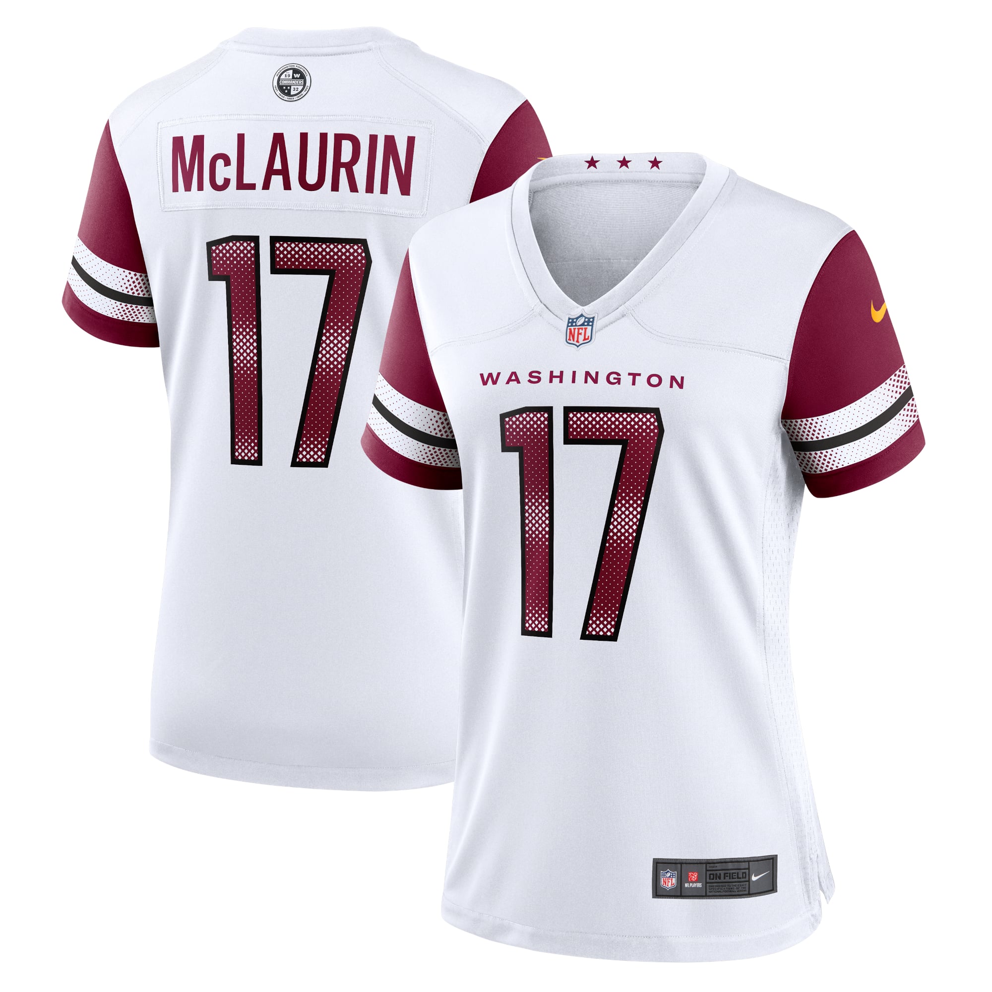 Terry McLaurin Washington Commanders Women's Game Jersey - White - Image 2
