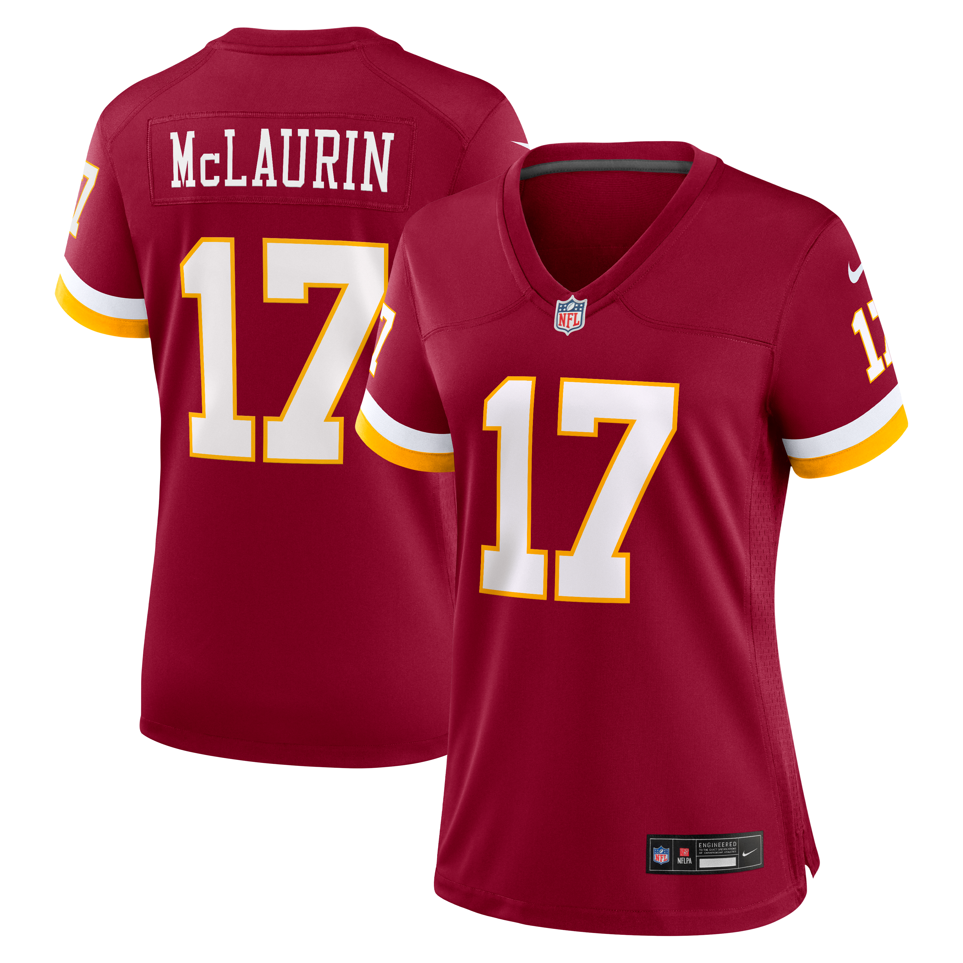 Terry McLaurin Washington Commanders Women's Hail Raiser Alternate Game Jersey - Burgundy