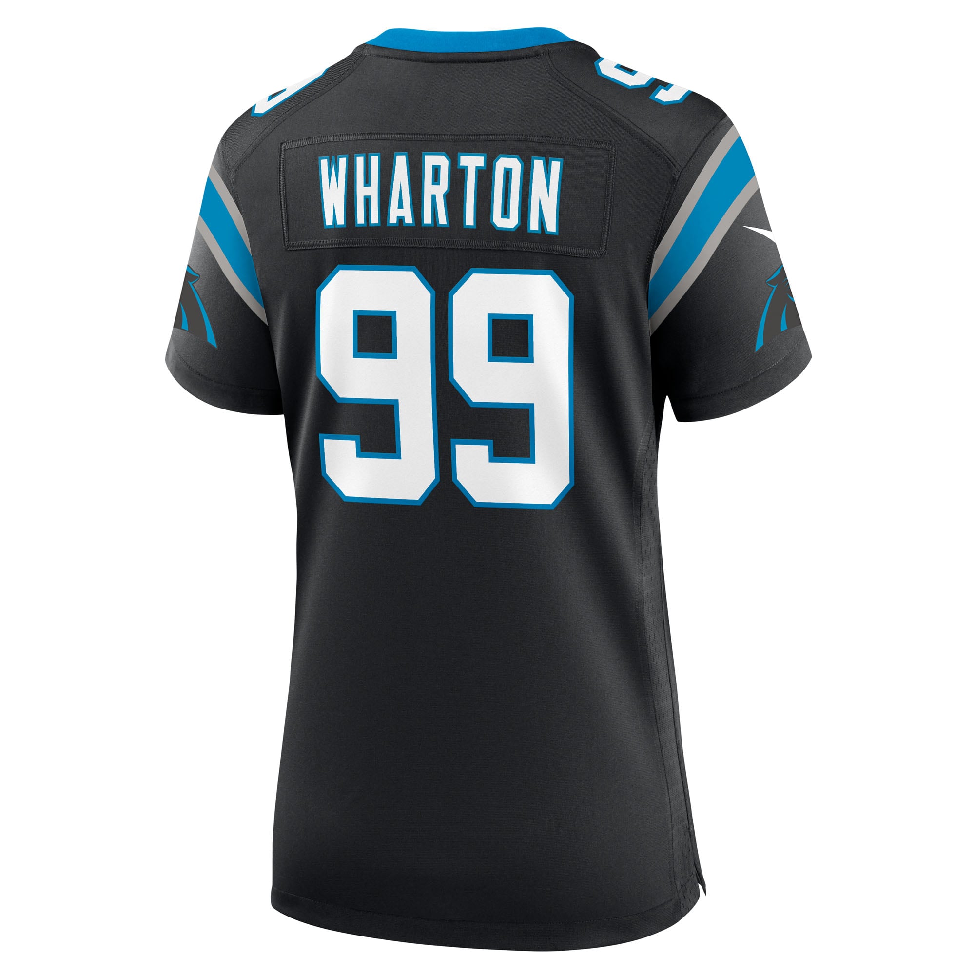 Tershawn Wharton Carolina Panthers Women's Team Game Jersey - Black - Image 4