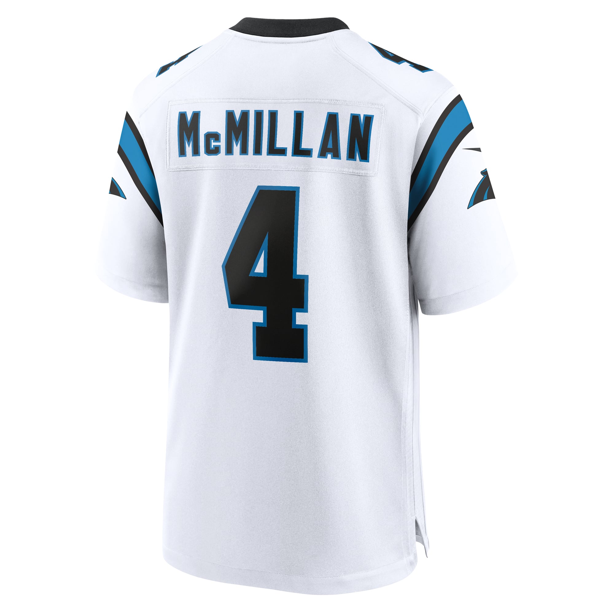 Tetairoa McMillan Carolina Panthers Team Game Jersey - White - Image 4