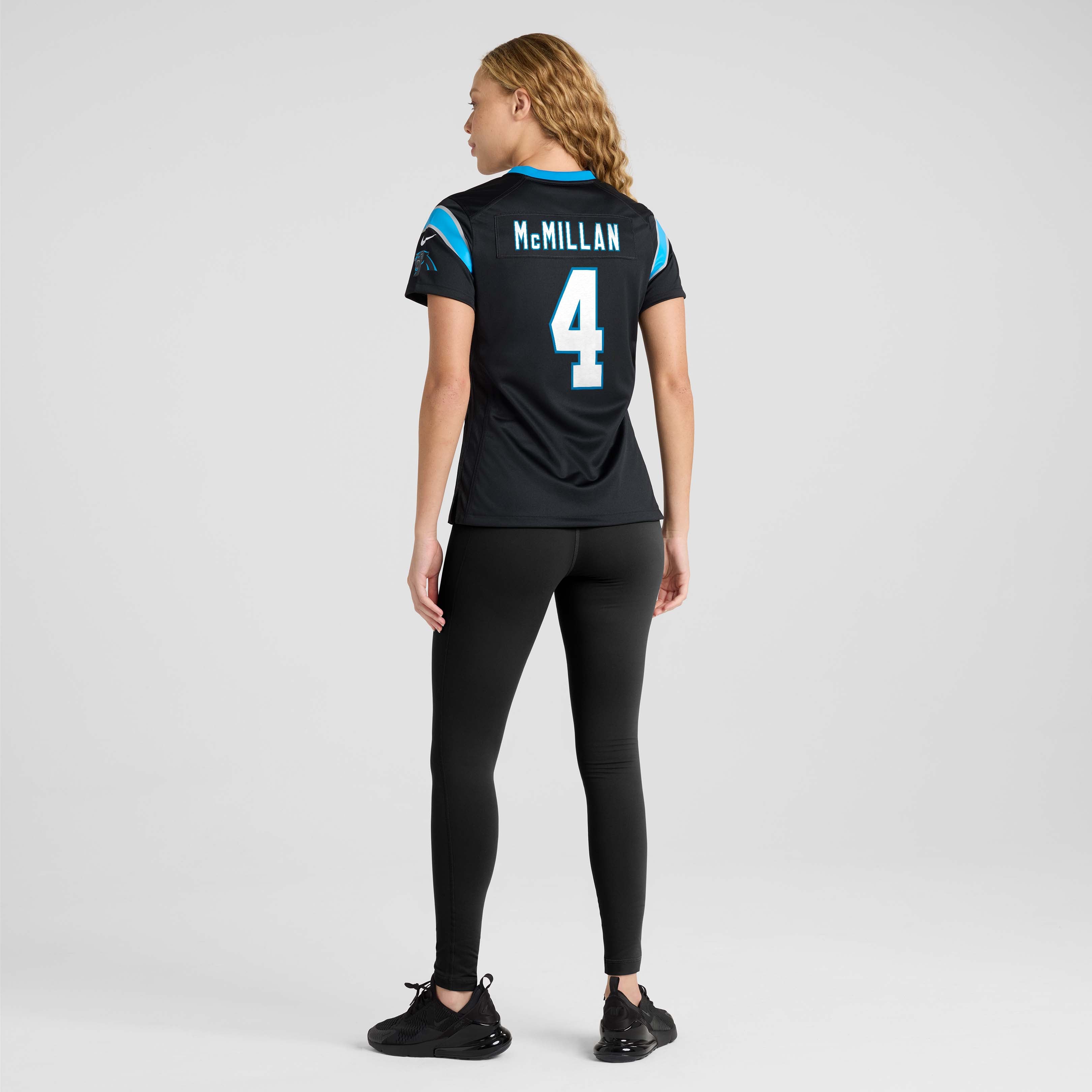 Tetairoa McMillan Carolina Panthers Women's Team Game Jersey - Black - Image 6