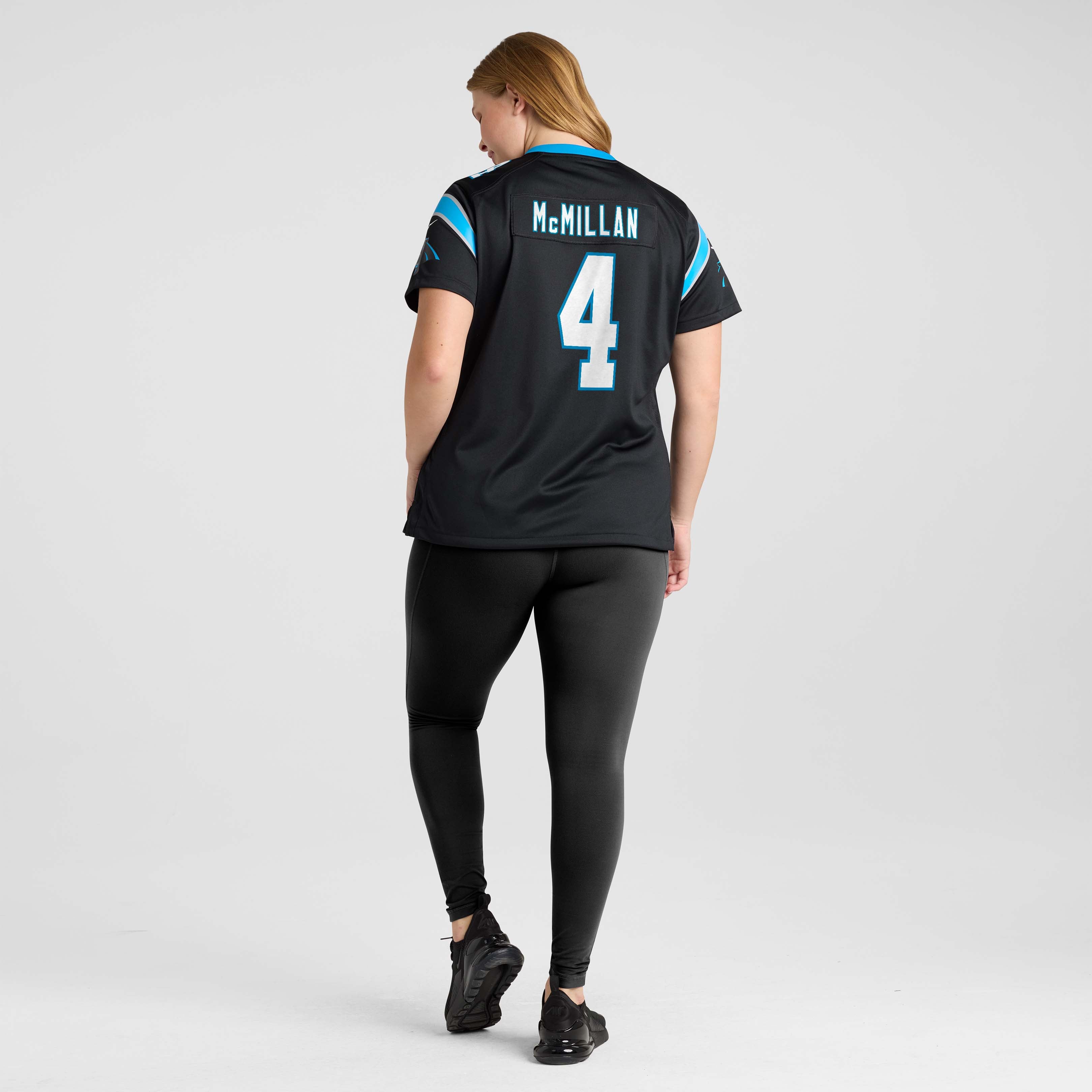 Tetairoa McMillan Carolina Panthers Women's Team Game Jersey - Black - Image 8