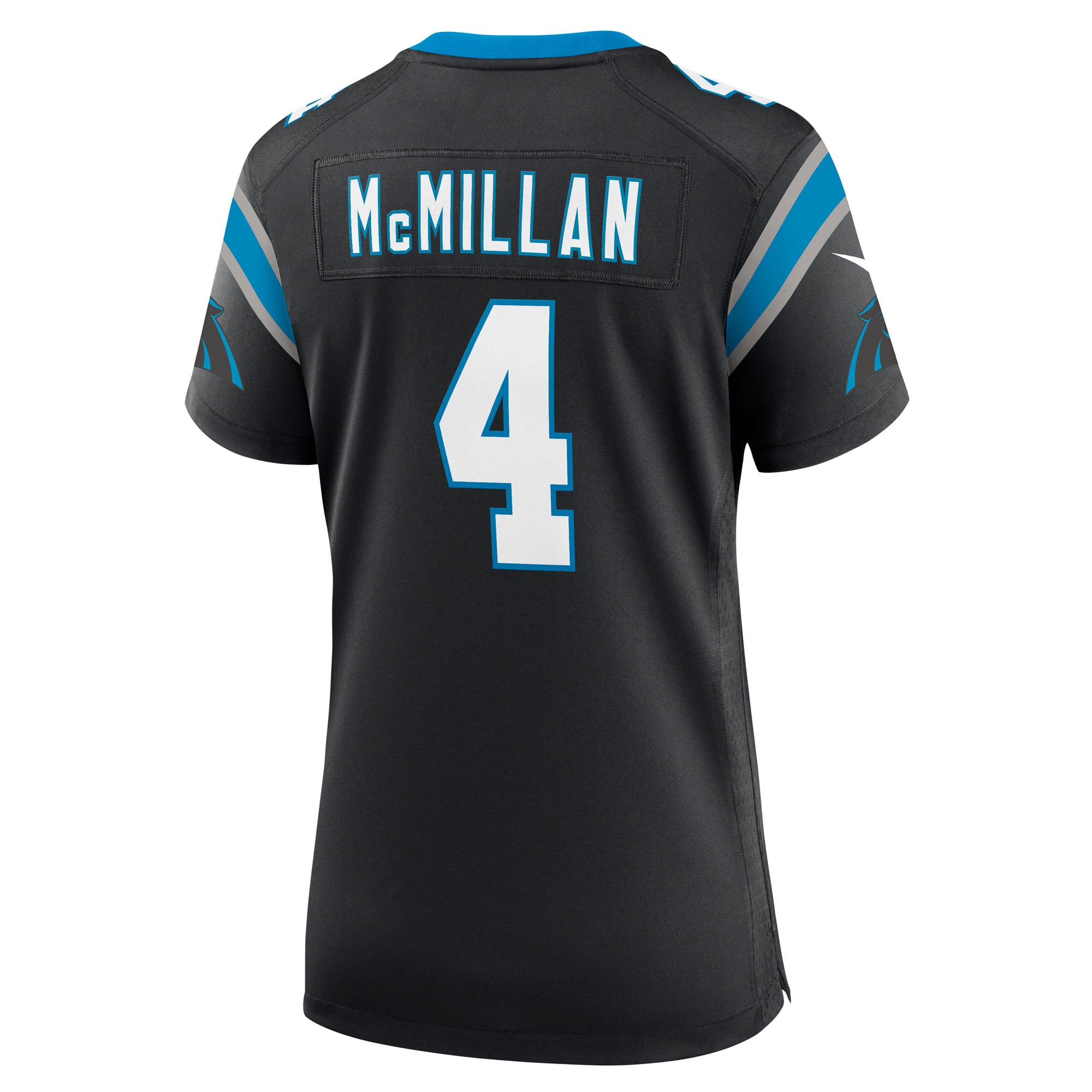 Tetairoa McMillan Carolina Panthers Women's Team Game Jersey - Black - Image 4