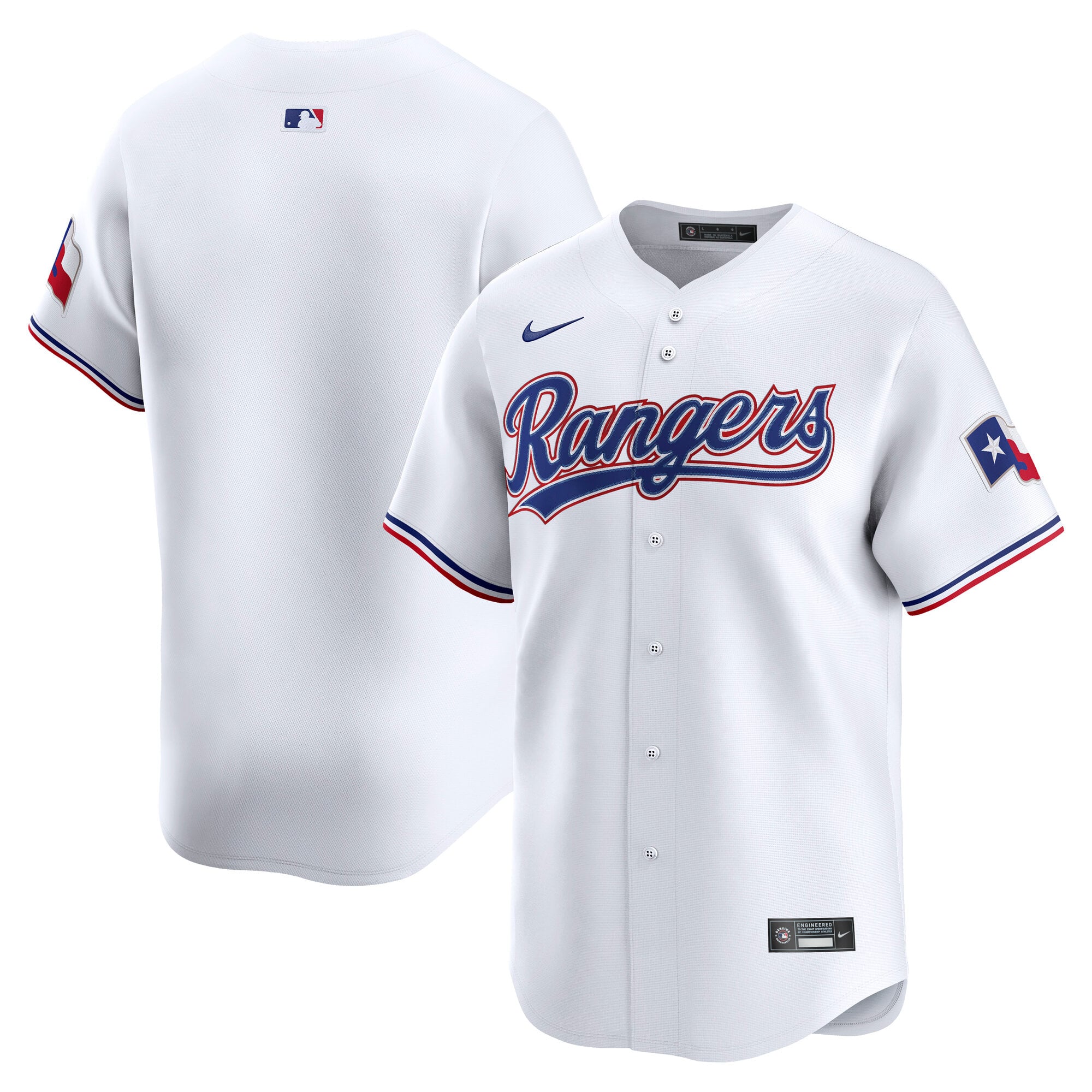 Texas Rangers Home Limited Jersey - White - Image 2