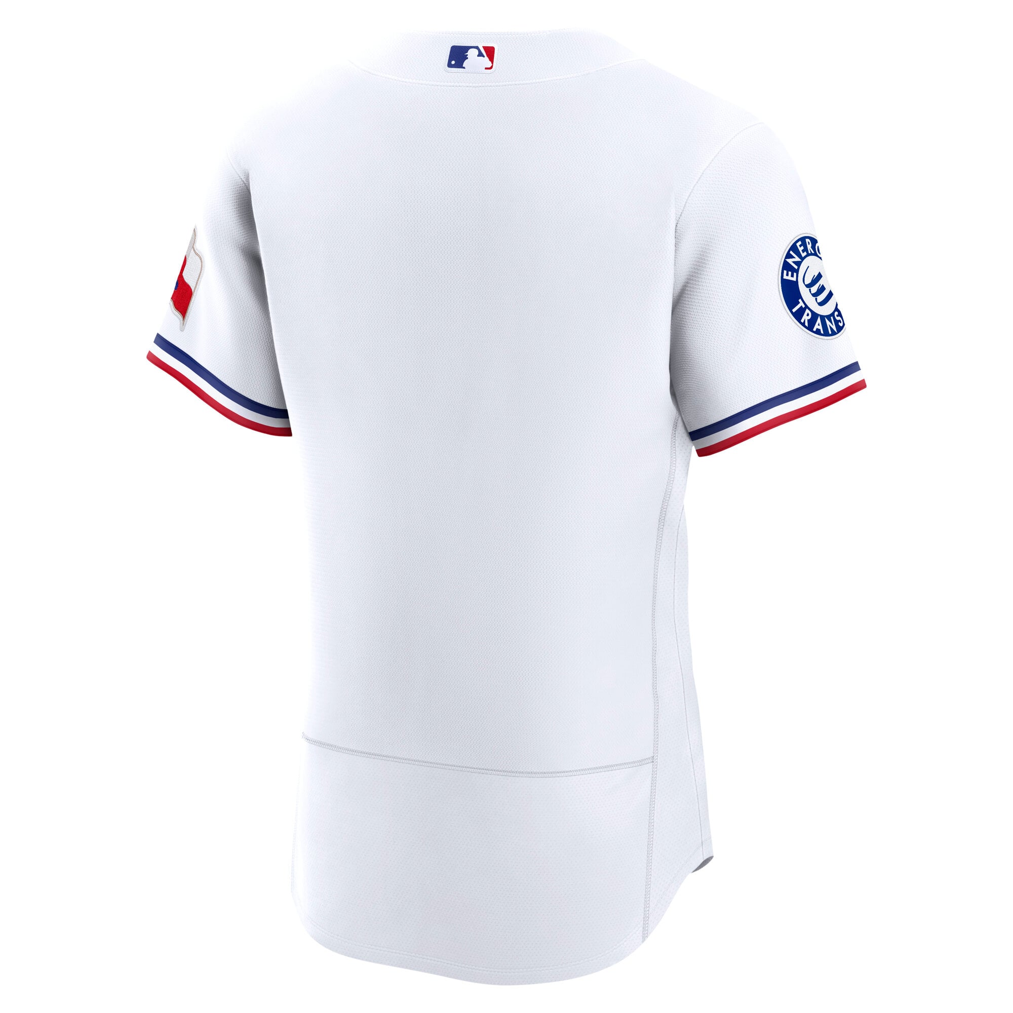 Texas Rangers Home Sponsor Patch Jersey - White - Image 4