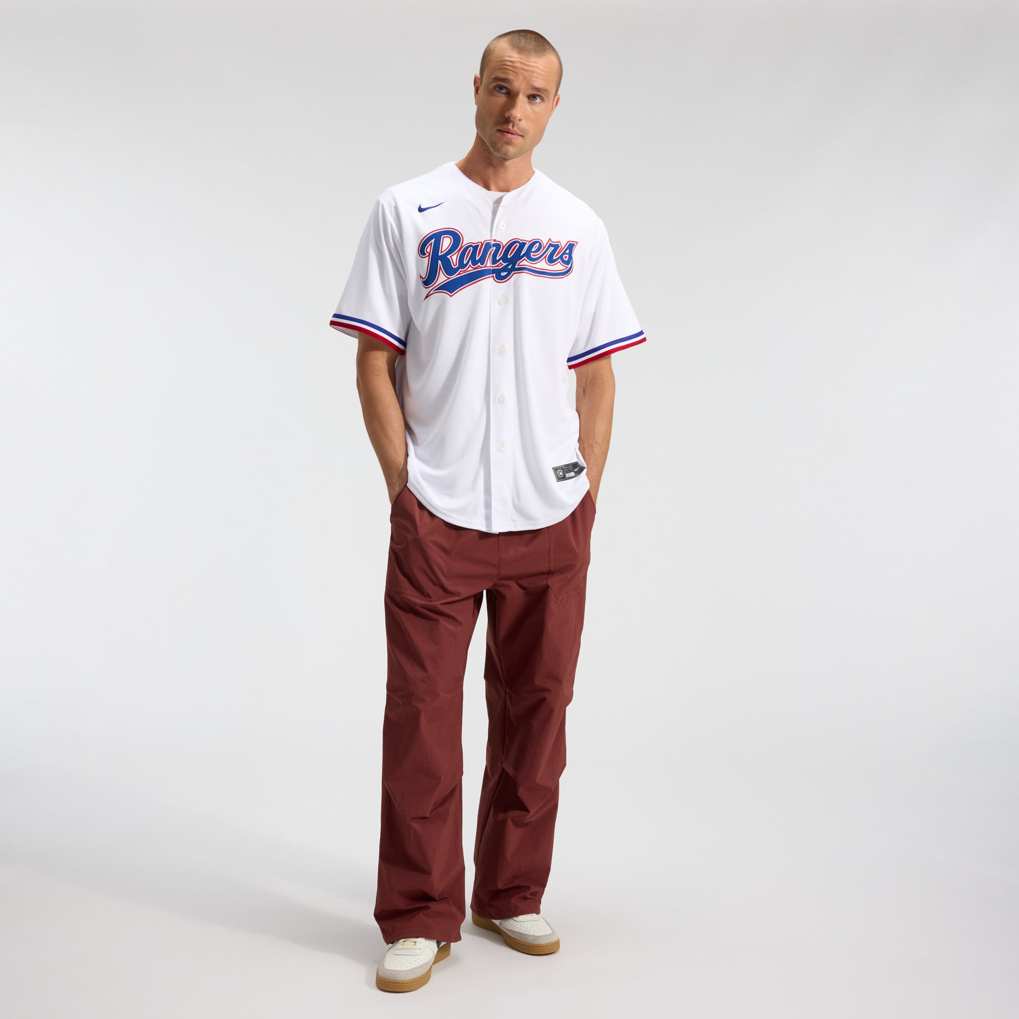 Texas Rangers Home Team Jersey - White - Image 4