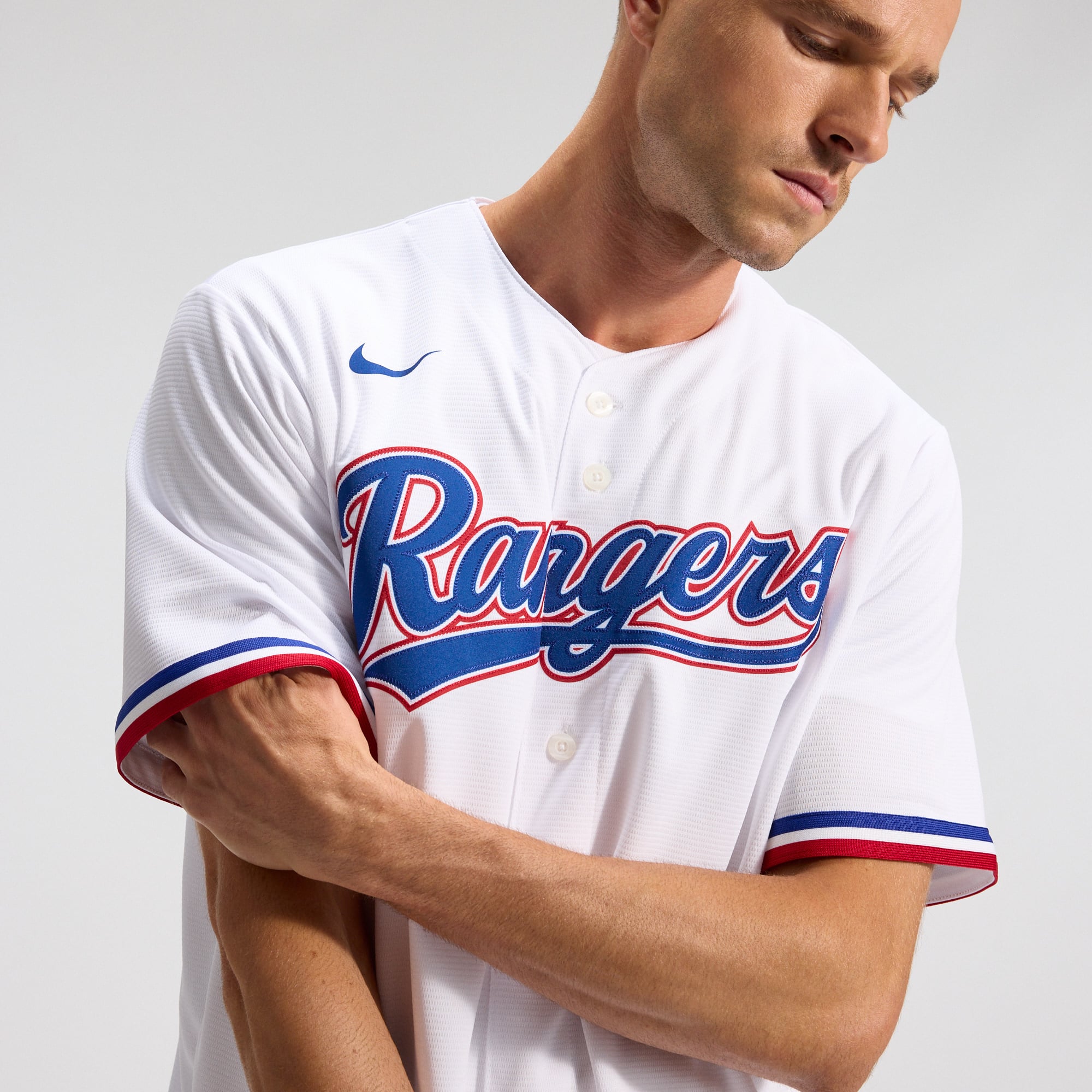 Texas Rangers Home Team Jersey - White - Image 10