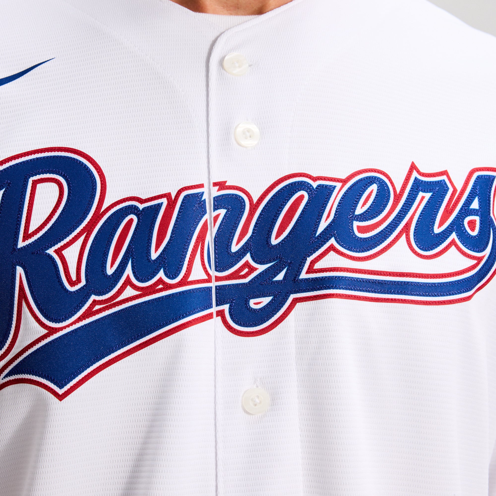 Texas Rangers Home Team Jersey - White - Image 11