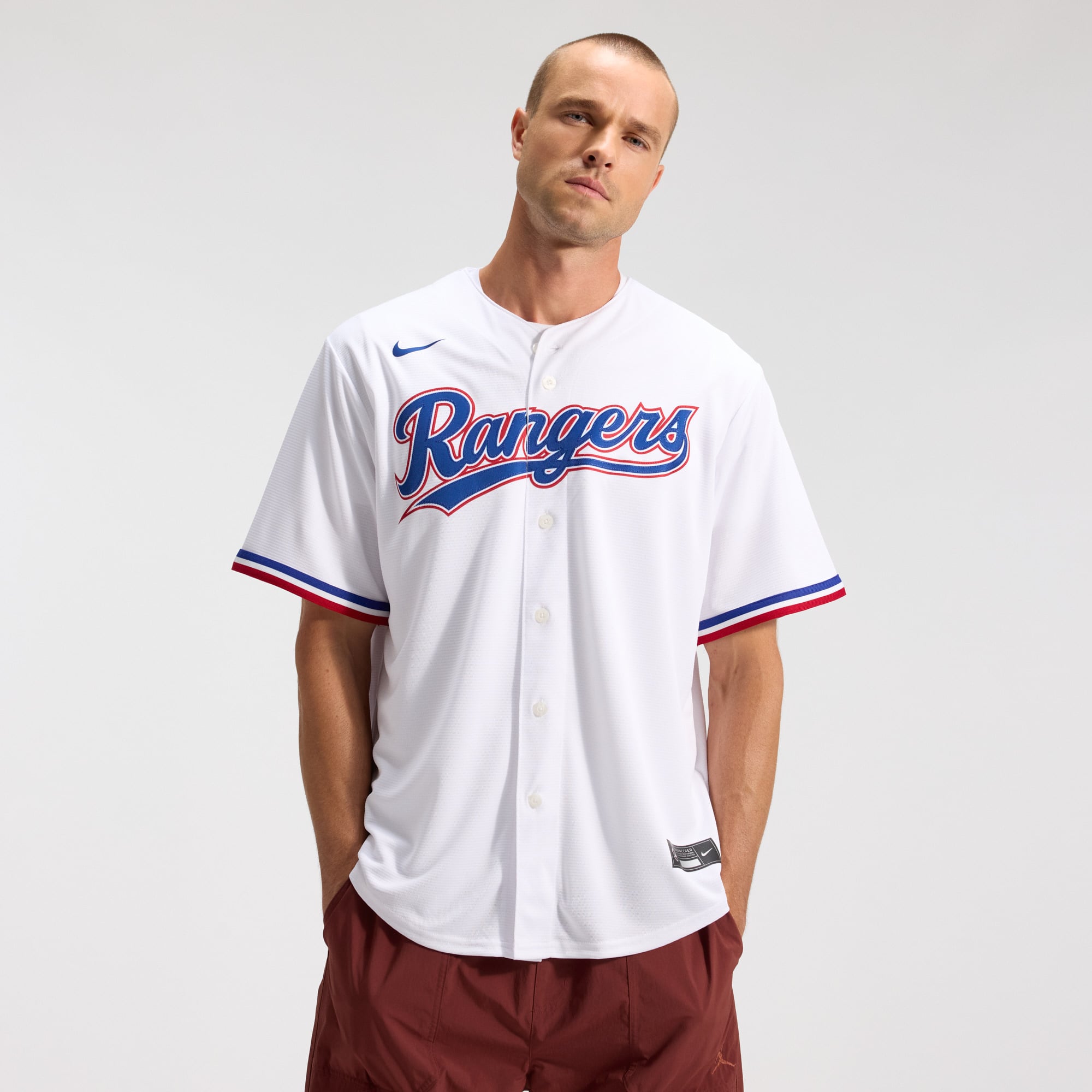 Texas Rangers Home Team Jersey - White - Image 2