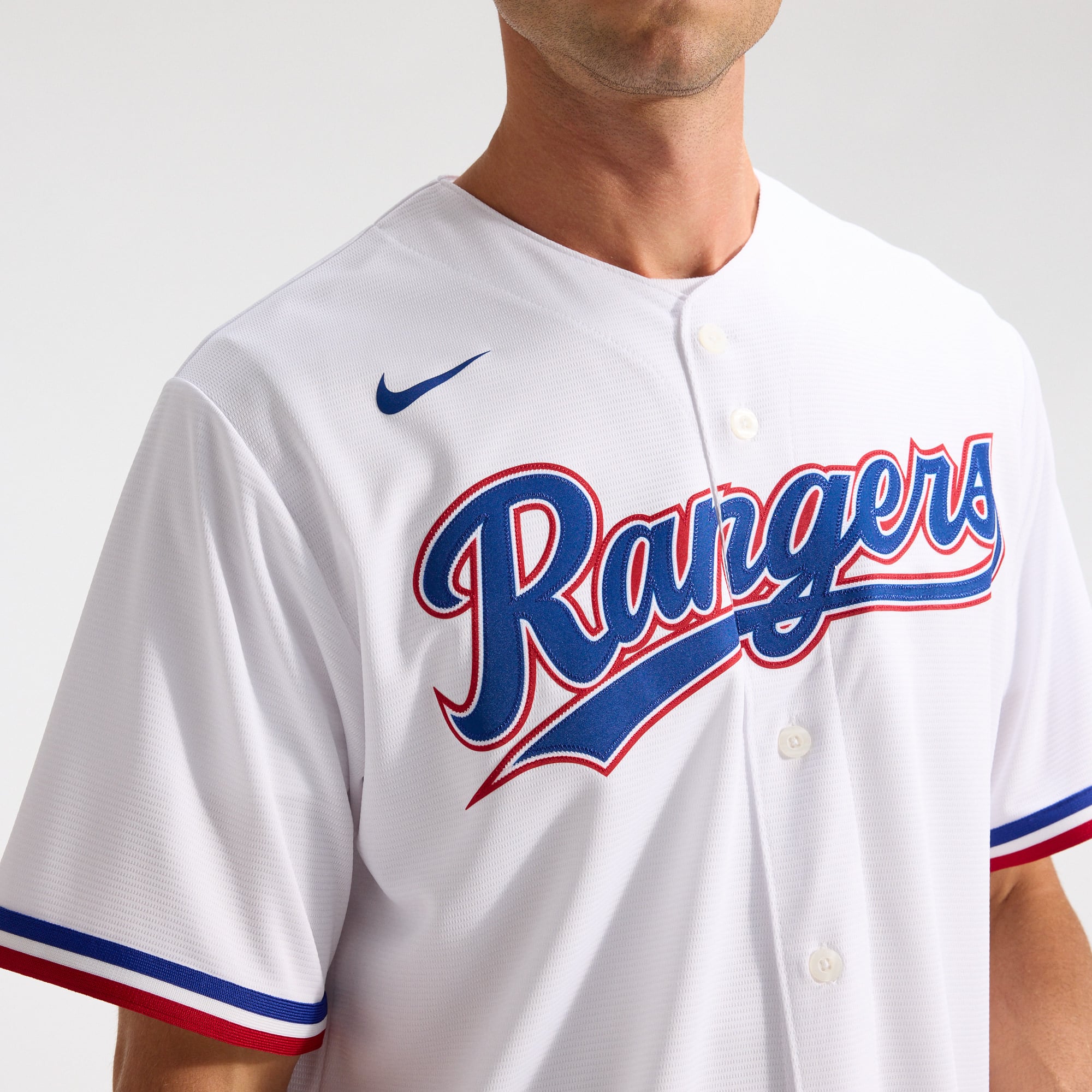 Texas Rangers Home Team Jersey - White - Image 9