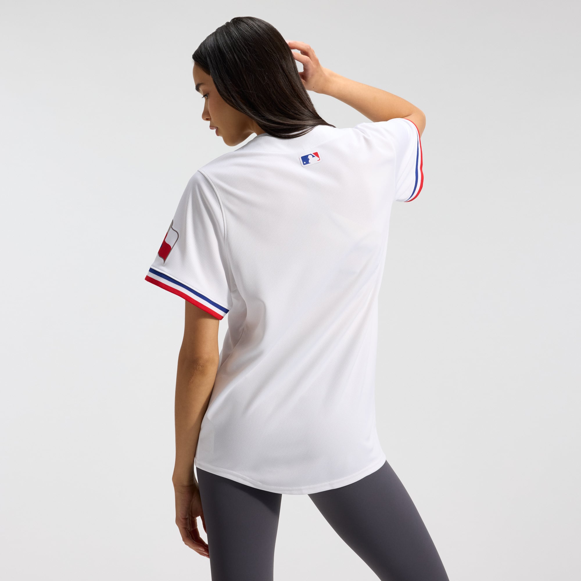 Texas Rangers Women's Home Limited Jersey - White - Image 3