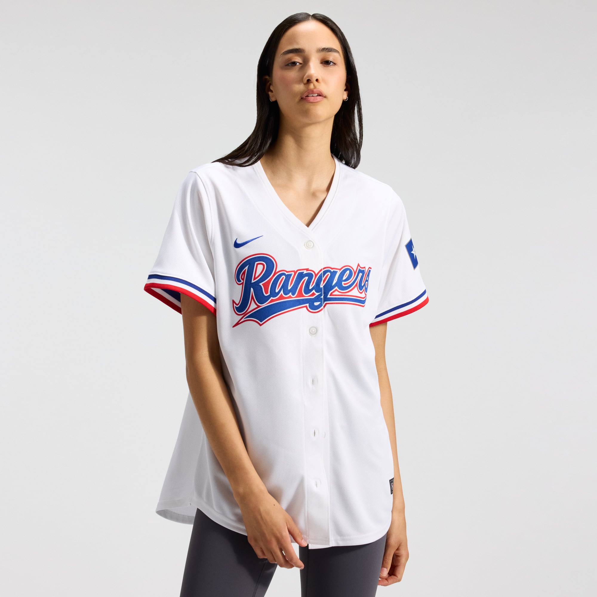 Texas Rangers Women's Home Limited Jersey - White - Image 2