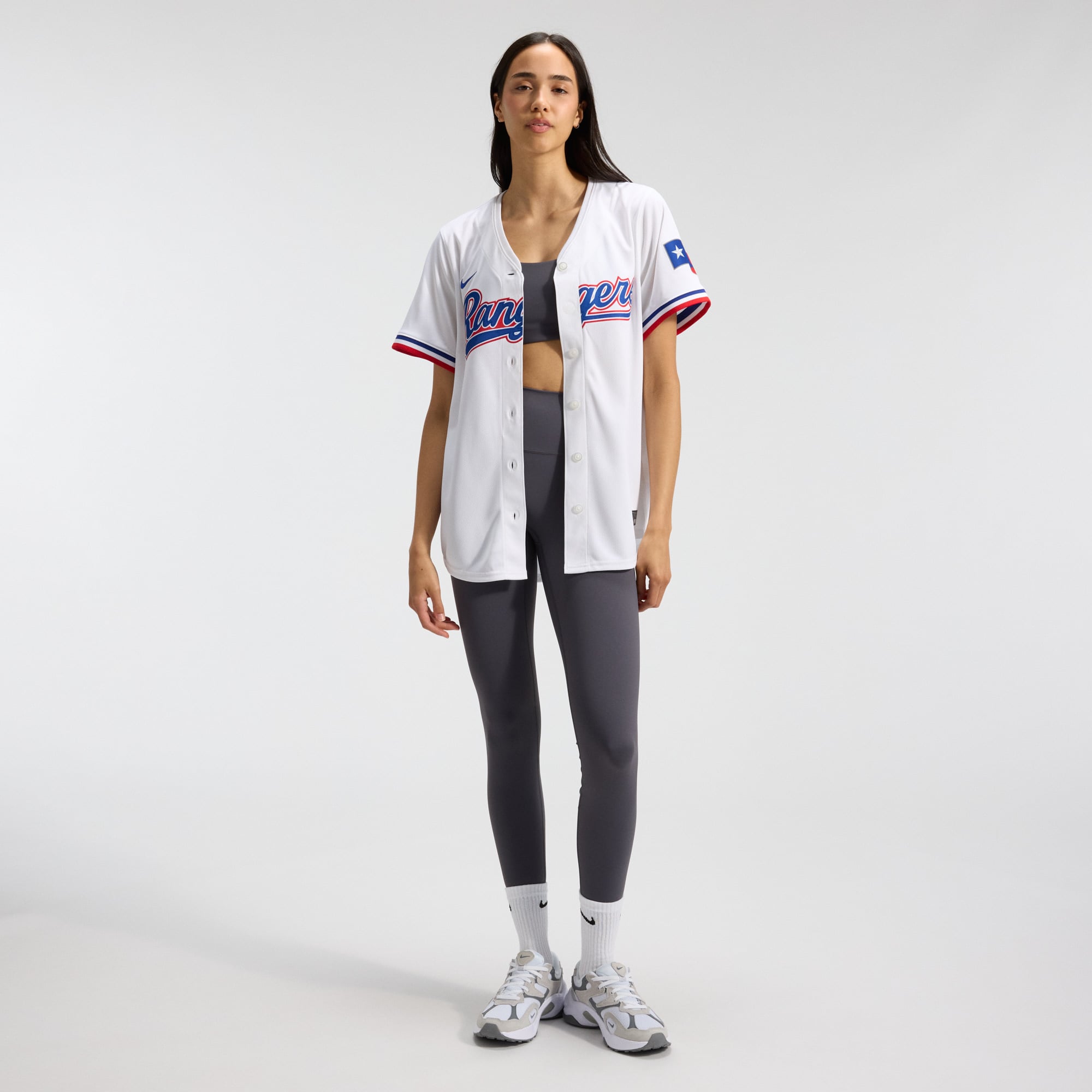 Texas Rangers Women's Home Limited Jersey - White - Image 4