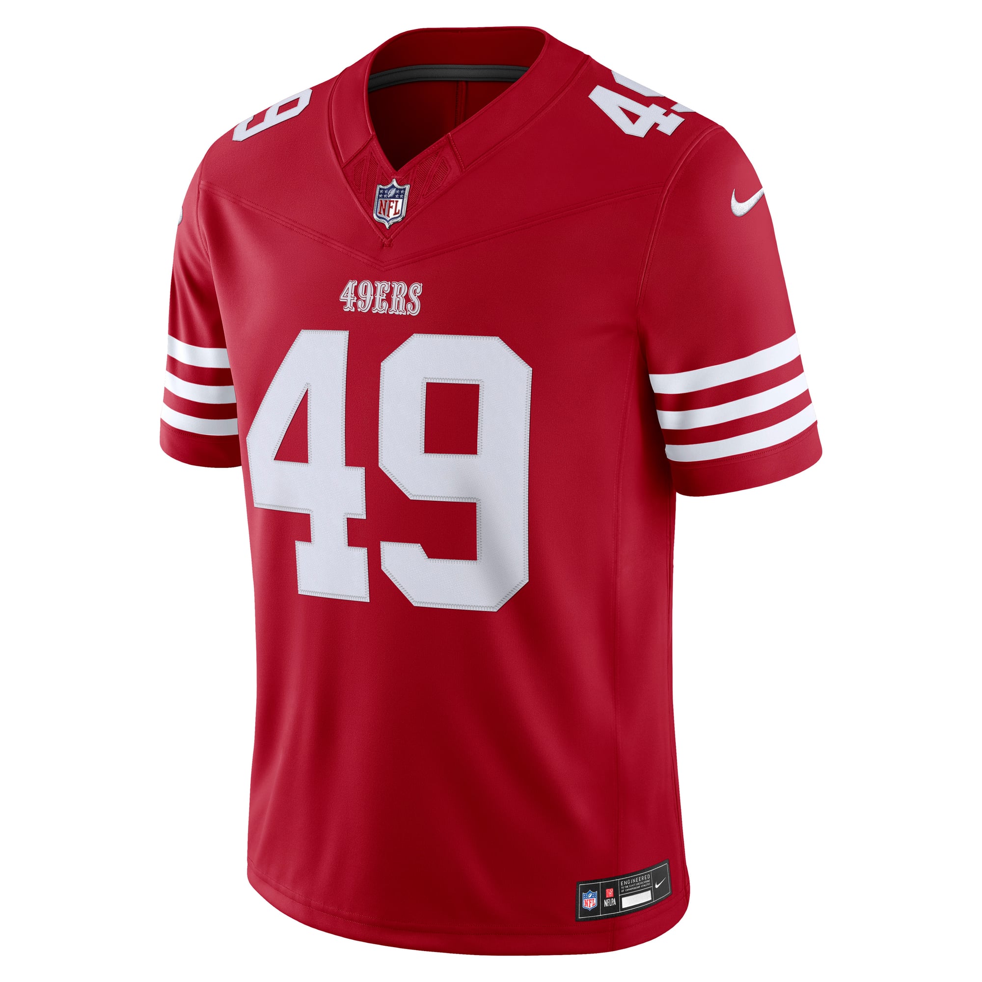 The Faithful San Francisco 49ers Team Vapor F.U.S.E. Stitched Limited Jersey - Scarlet - Image 3