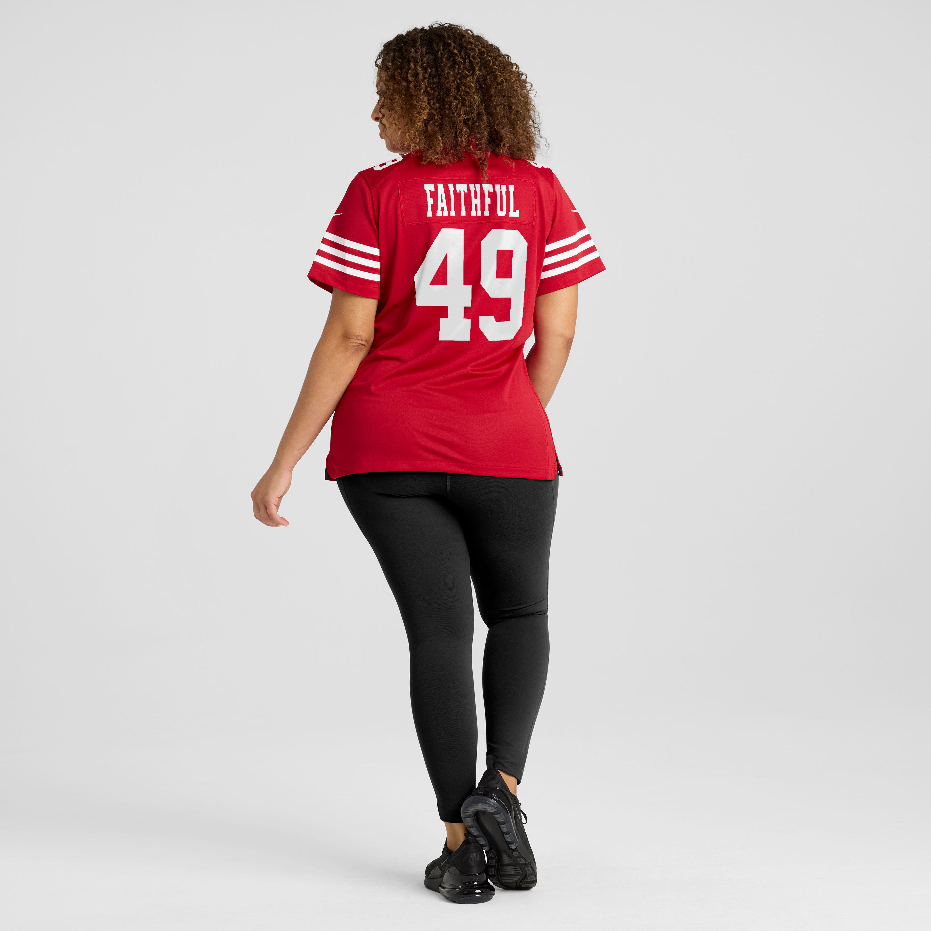 The Faithful San Francisco 49ers Women's 80th Anniversary Game Jersey - Scarlet - Image 8