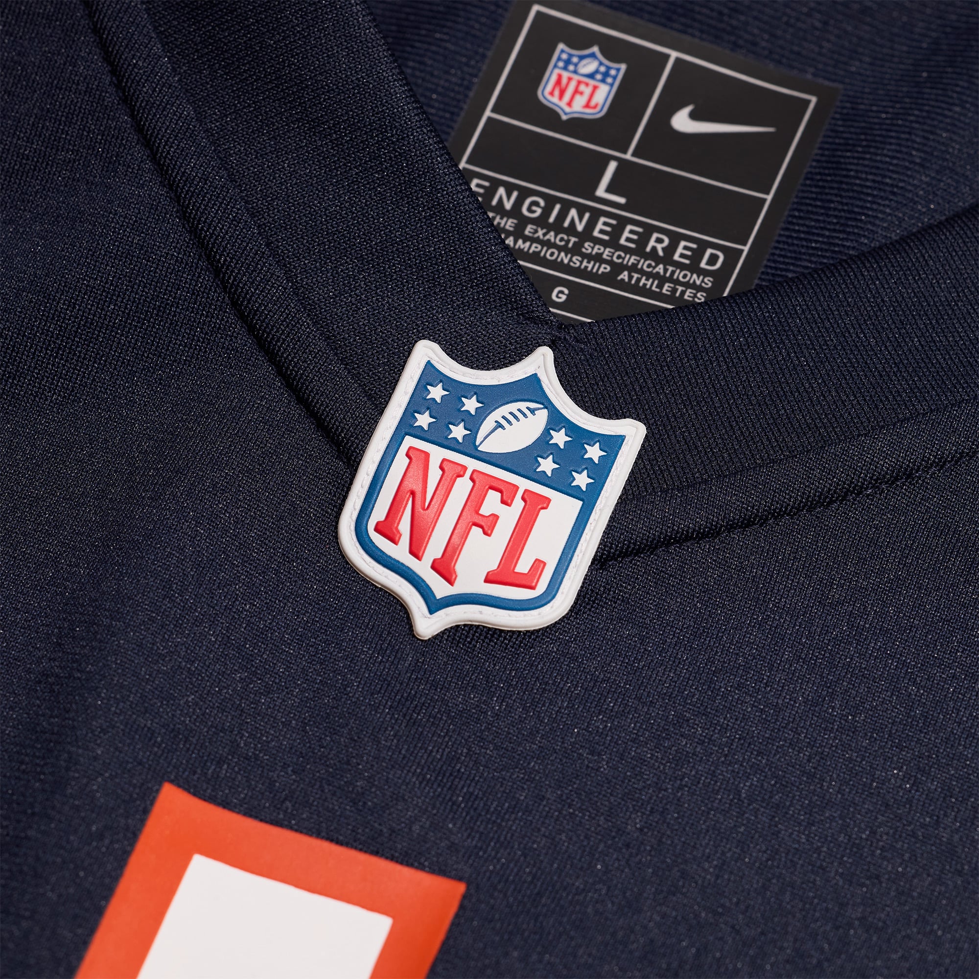 Theo Benedet Chicago Bears Team Game Jersey - Navy - Image 5