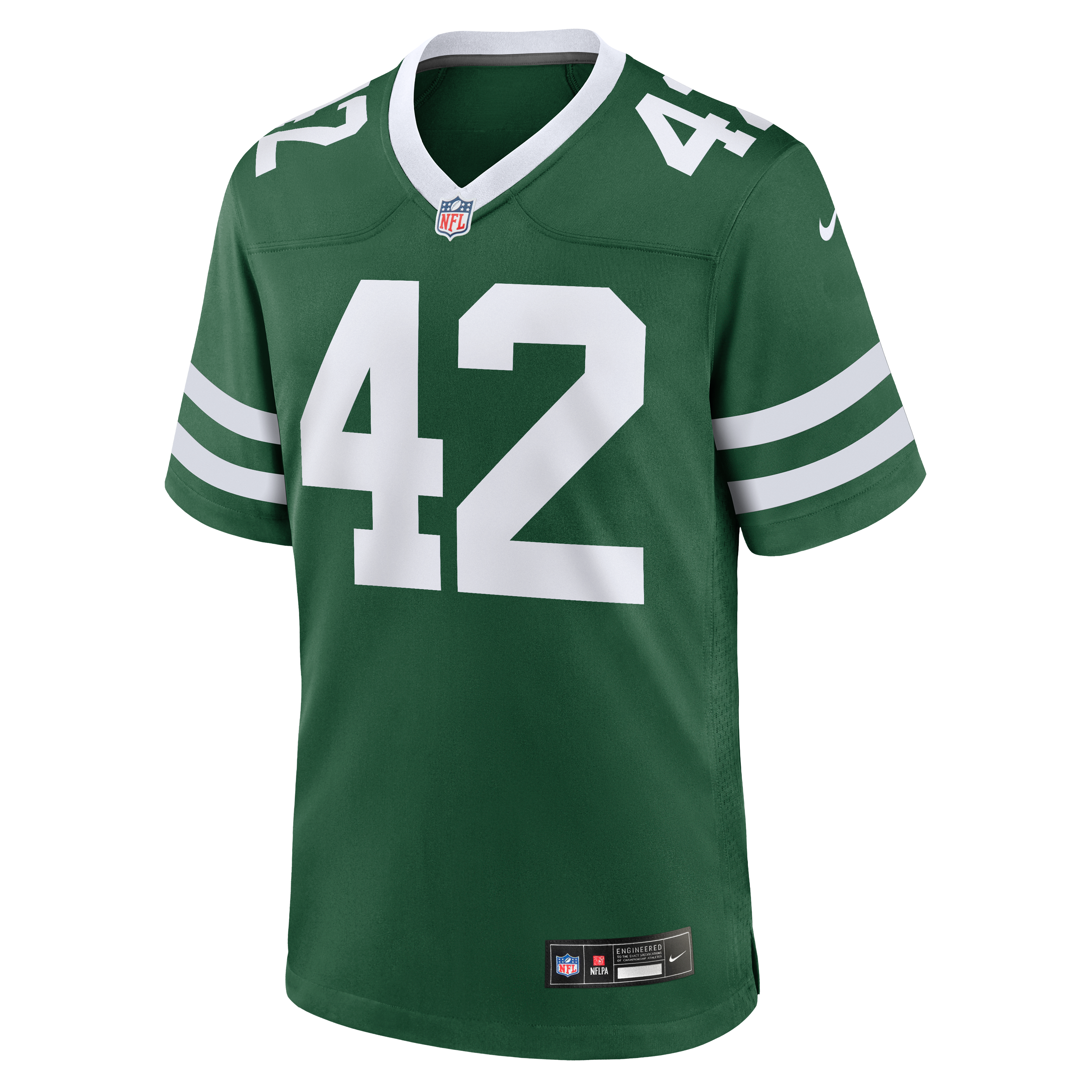 Thomas Hennessy New York Jets Team Game Jersey - Legacy Green - Image 3