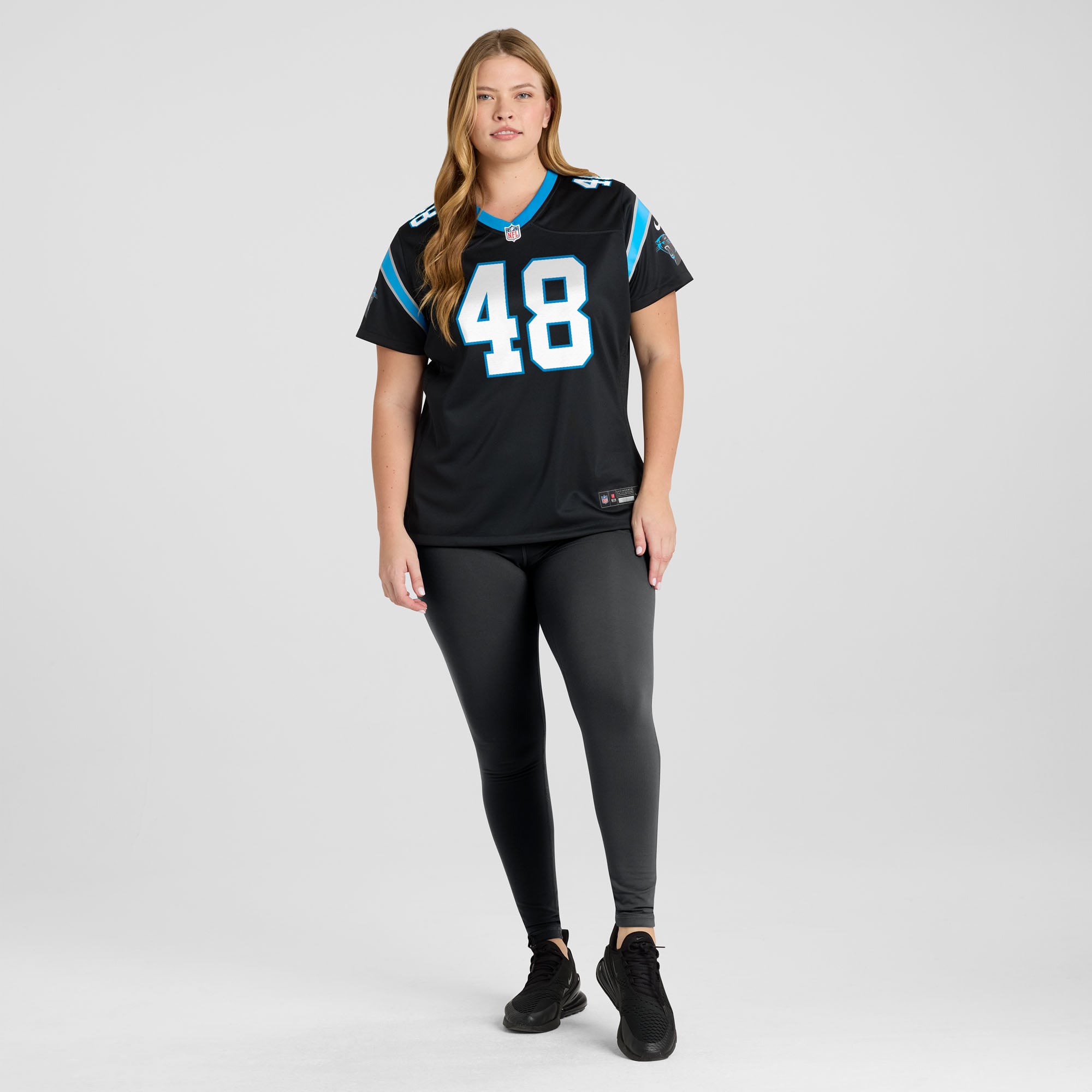Thomas Incoom Carolina Panthers Women's Team Game Jersey - Black - Image 7