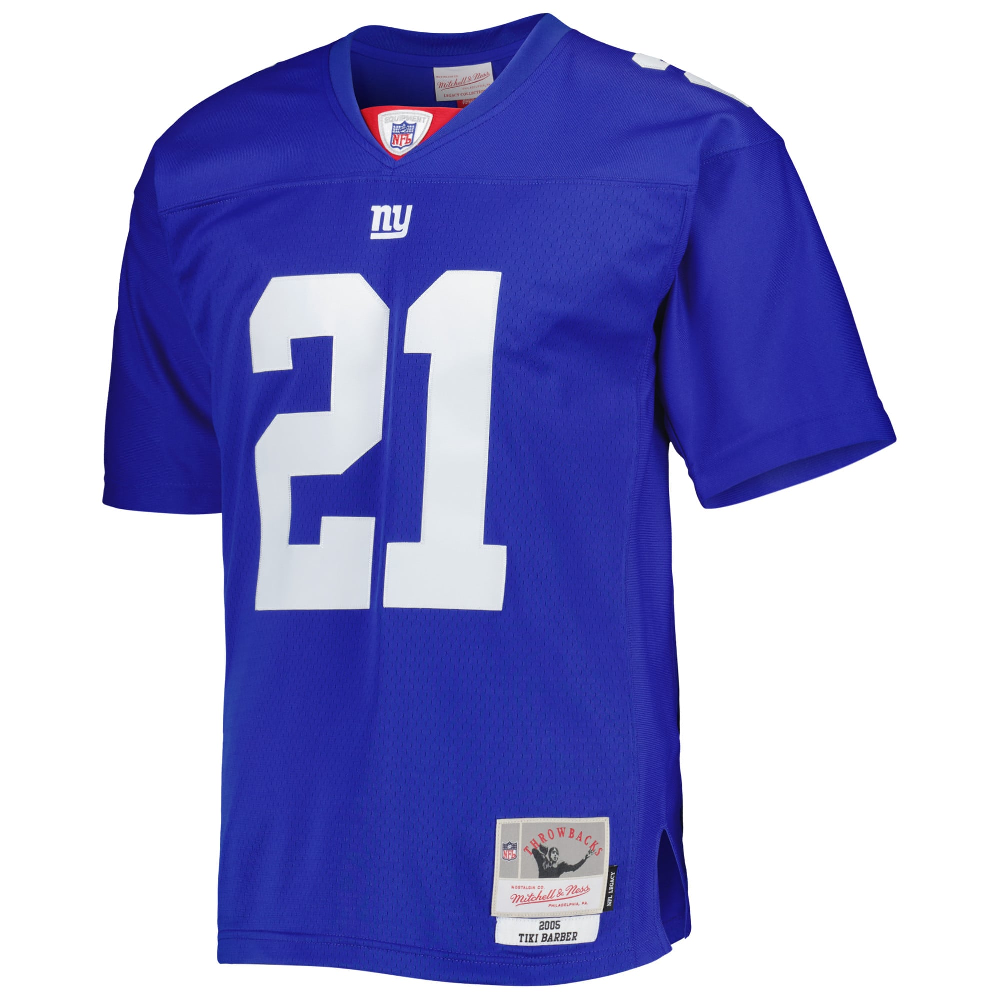 Tiki Barber New York Giants Legacy Jersey - Royal - Image 3