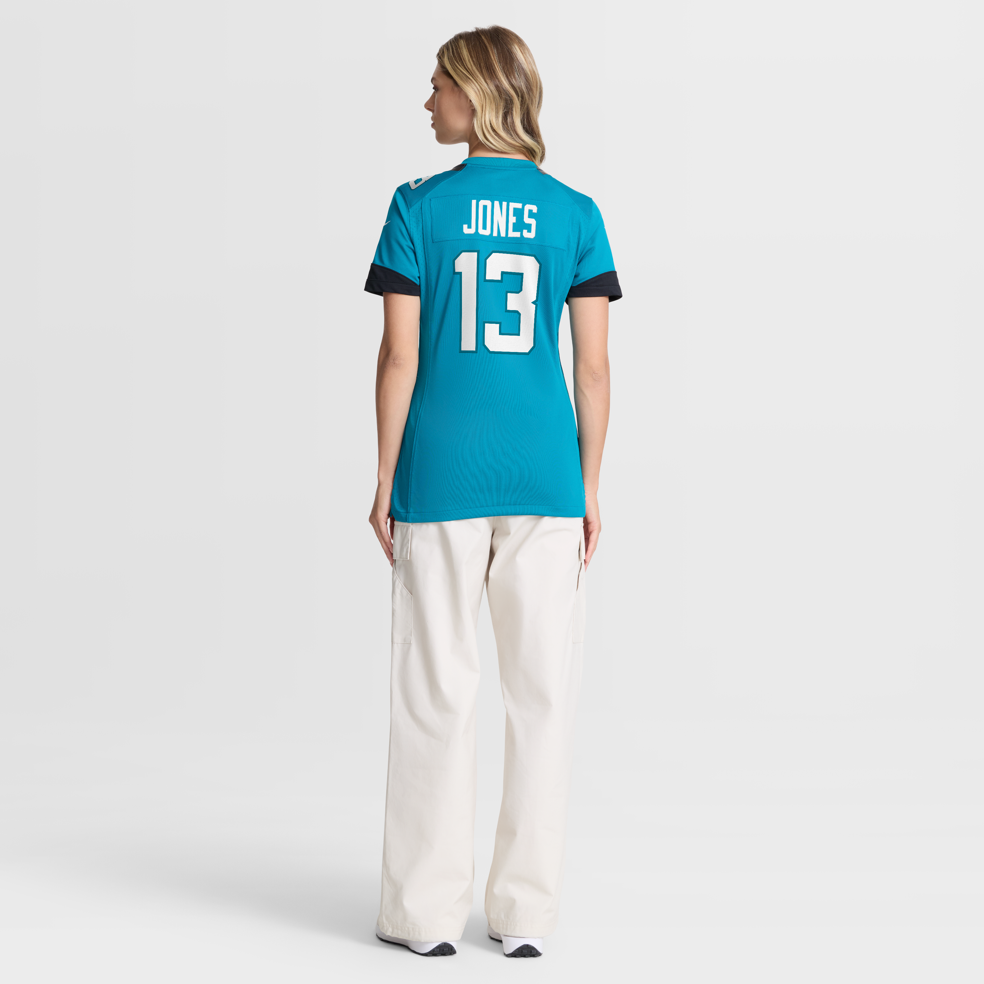 Tim Jones Jacksonville Jaguars Women's Team Game Jersey - Teal - Image 6