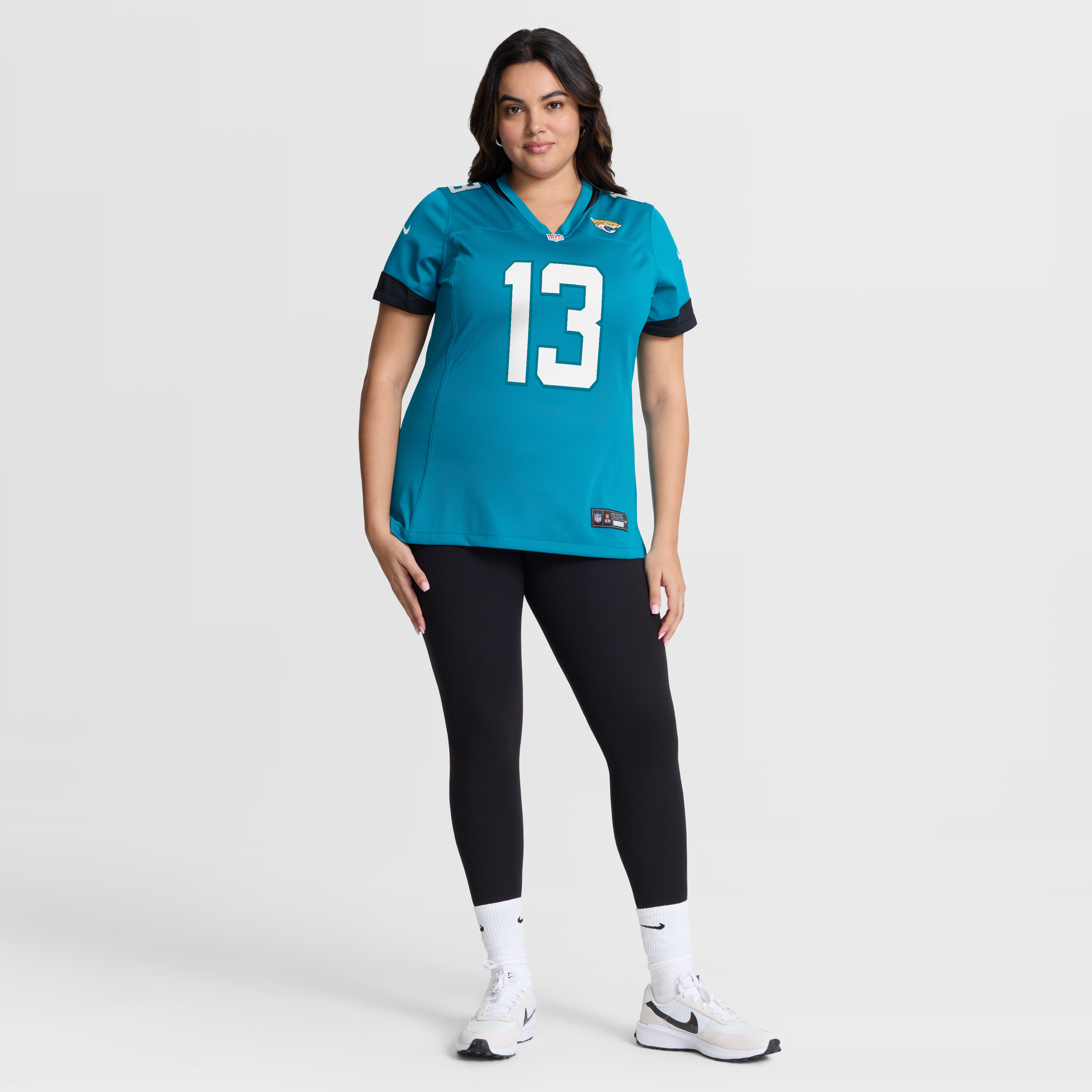 Tim Jones Jacksonville Jaguars Women's Team Game Jersey - Teal - Image 7