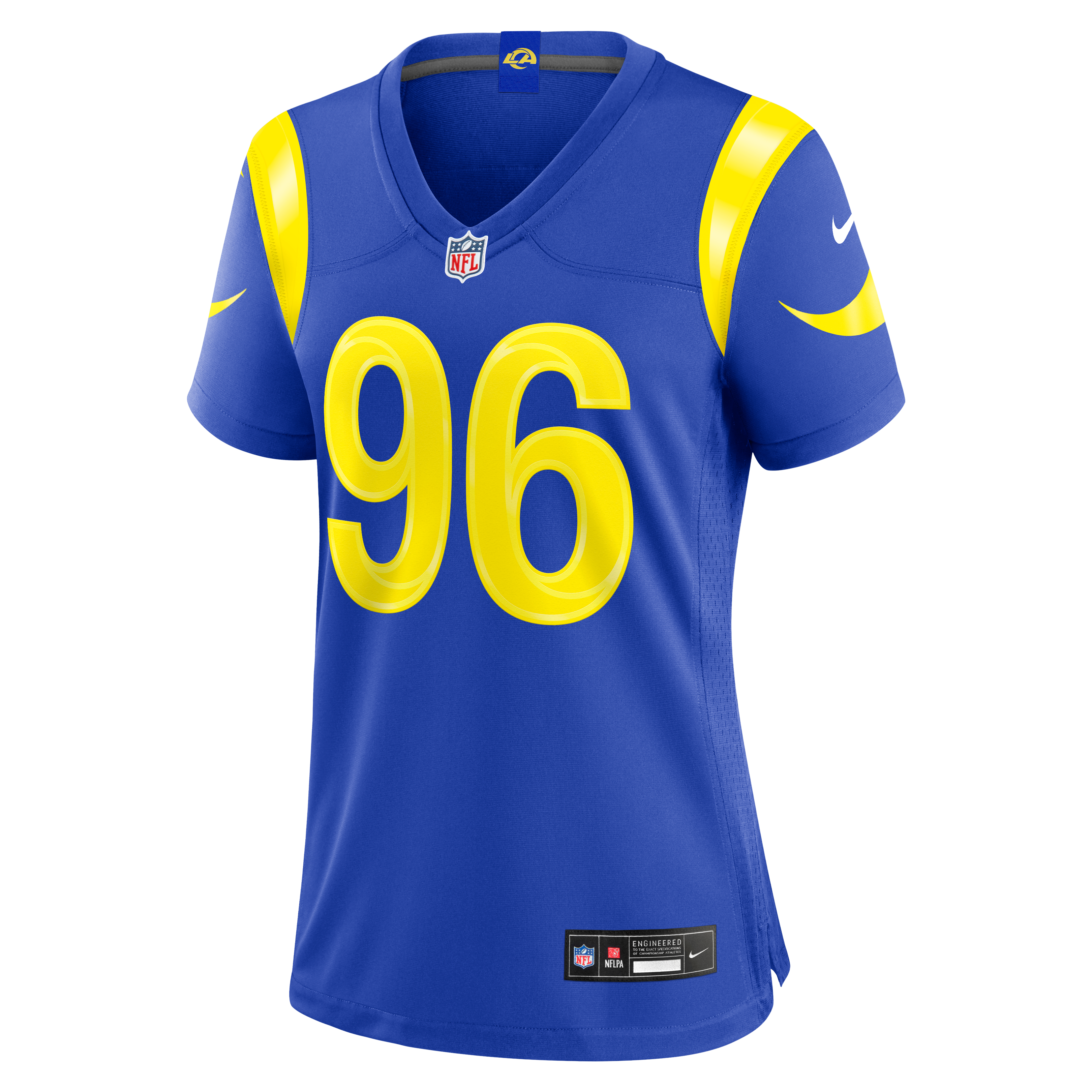 Tim Keenan III Los Angeles Rams Women's Team Game Jersey - Royal - Image 3