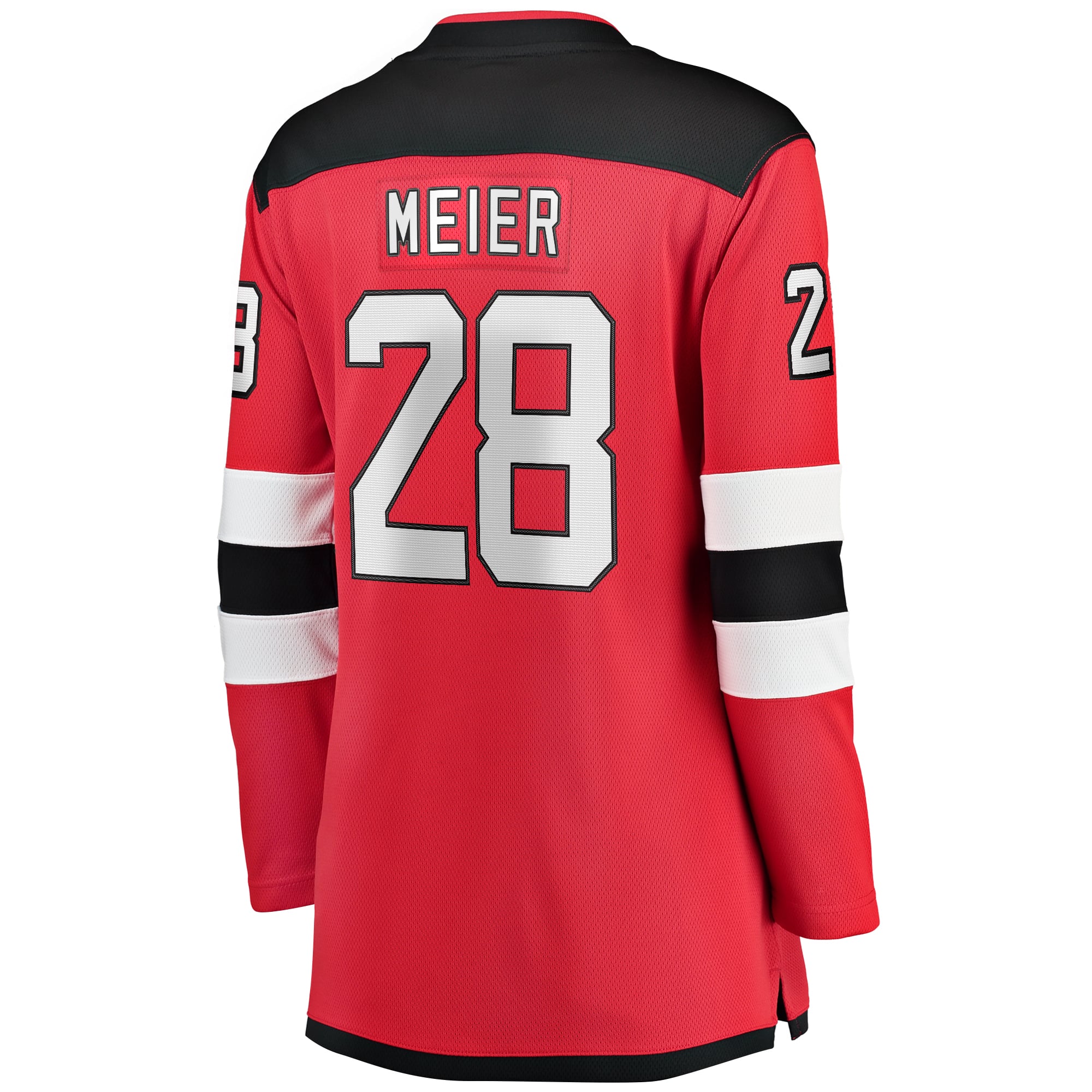 Timo Meier New Jersey Devils Women's Home Breakaway Player Jersey - Red - Image 4