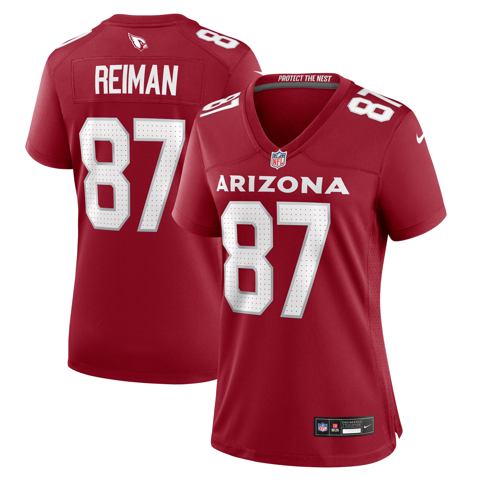 Tip Reiman Arizona Cardinals Women's Game Jersey - Cardinal - Image 2