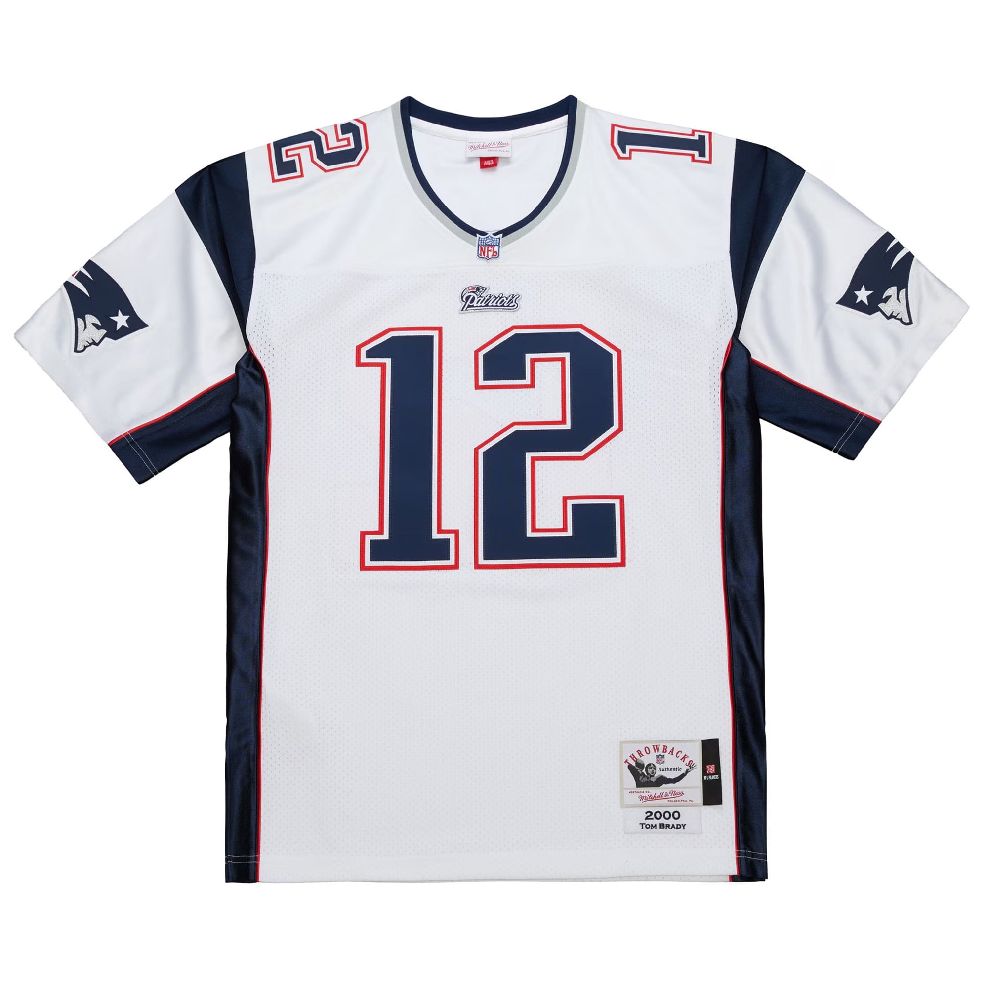 Tom Brady New England Patriots 2000 Big & Tall Legacy Jersey - White - Image 2
