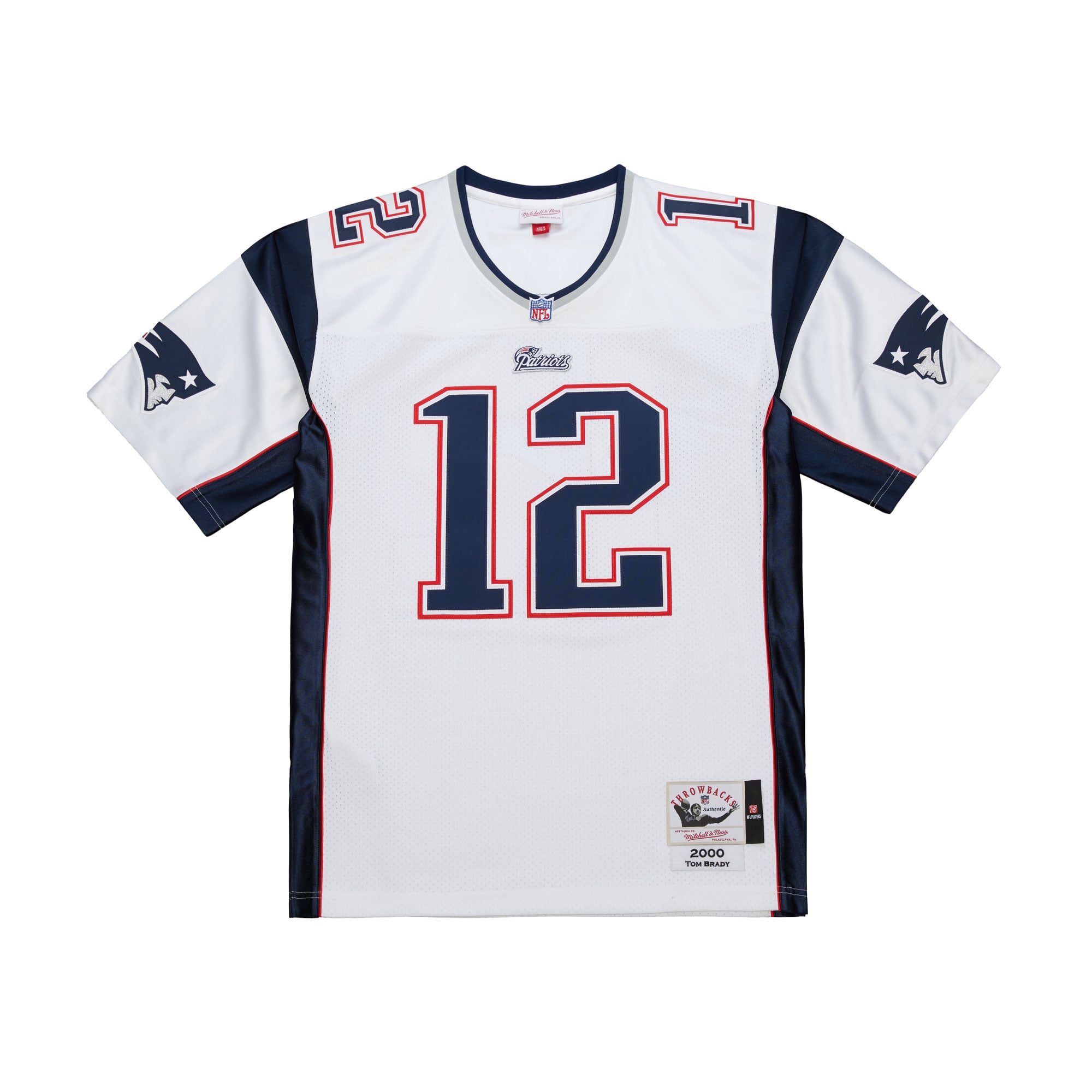Tom Brady New England Patriots 2000 Jersey - White - Image 3