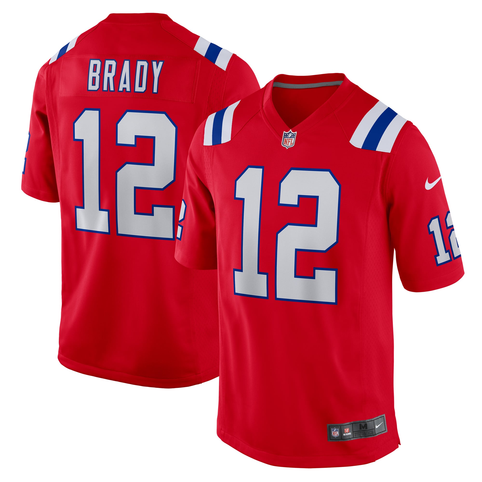 Tom Brady New England Patriots Retired Player Alternate Game Jersey - Red - Image 2