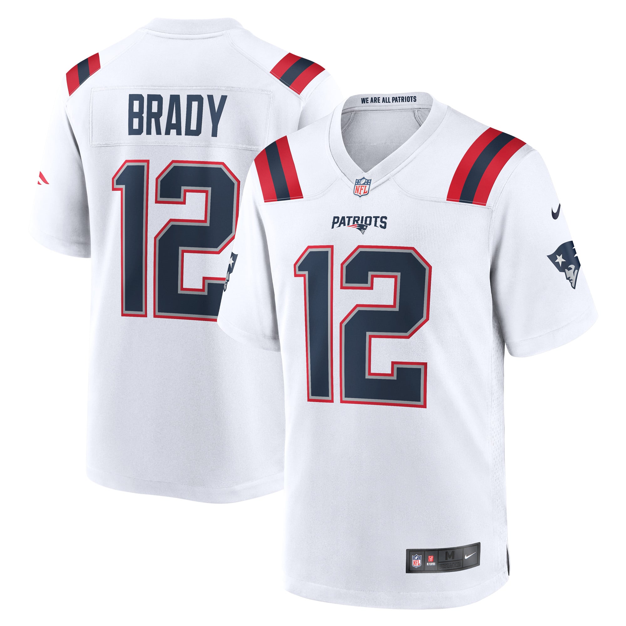 Tom Brady New England Patriots Retired Player Alternate Game Jersey - White - Image 2