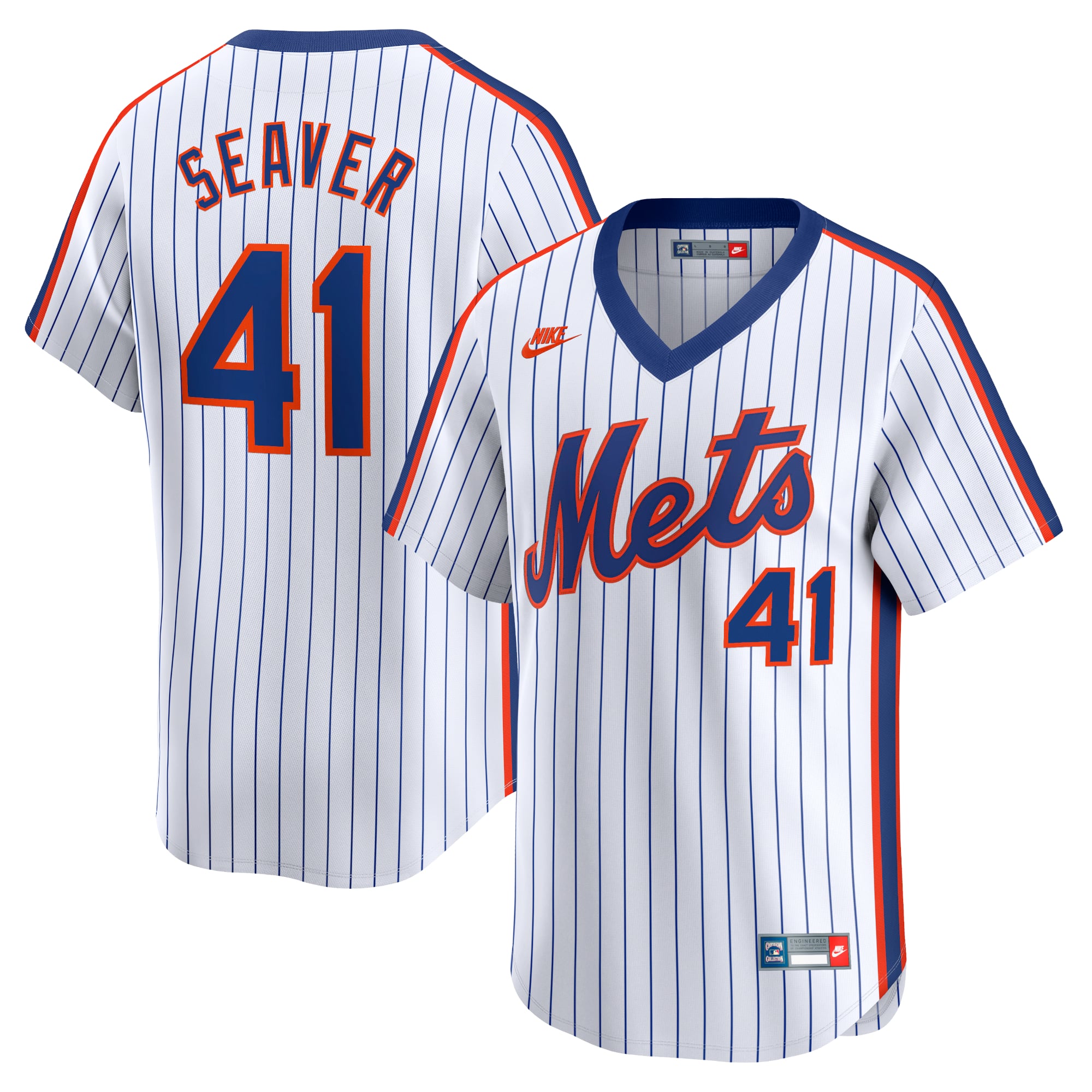 Tom Seaver New York Mets Throwback Cooperstown Limited Jersey - White