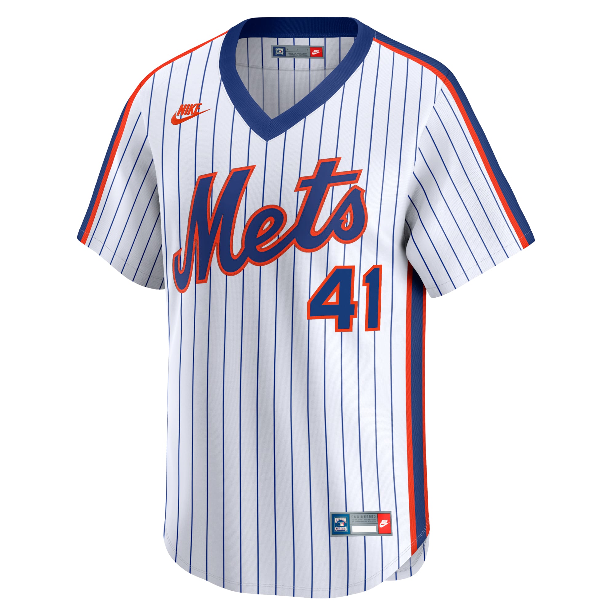 Tom Seaver New York Mets Throwback Cooperstown Limited Jersey - White - Image 3