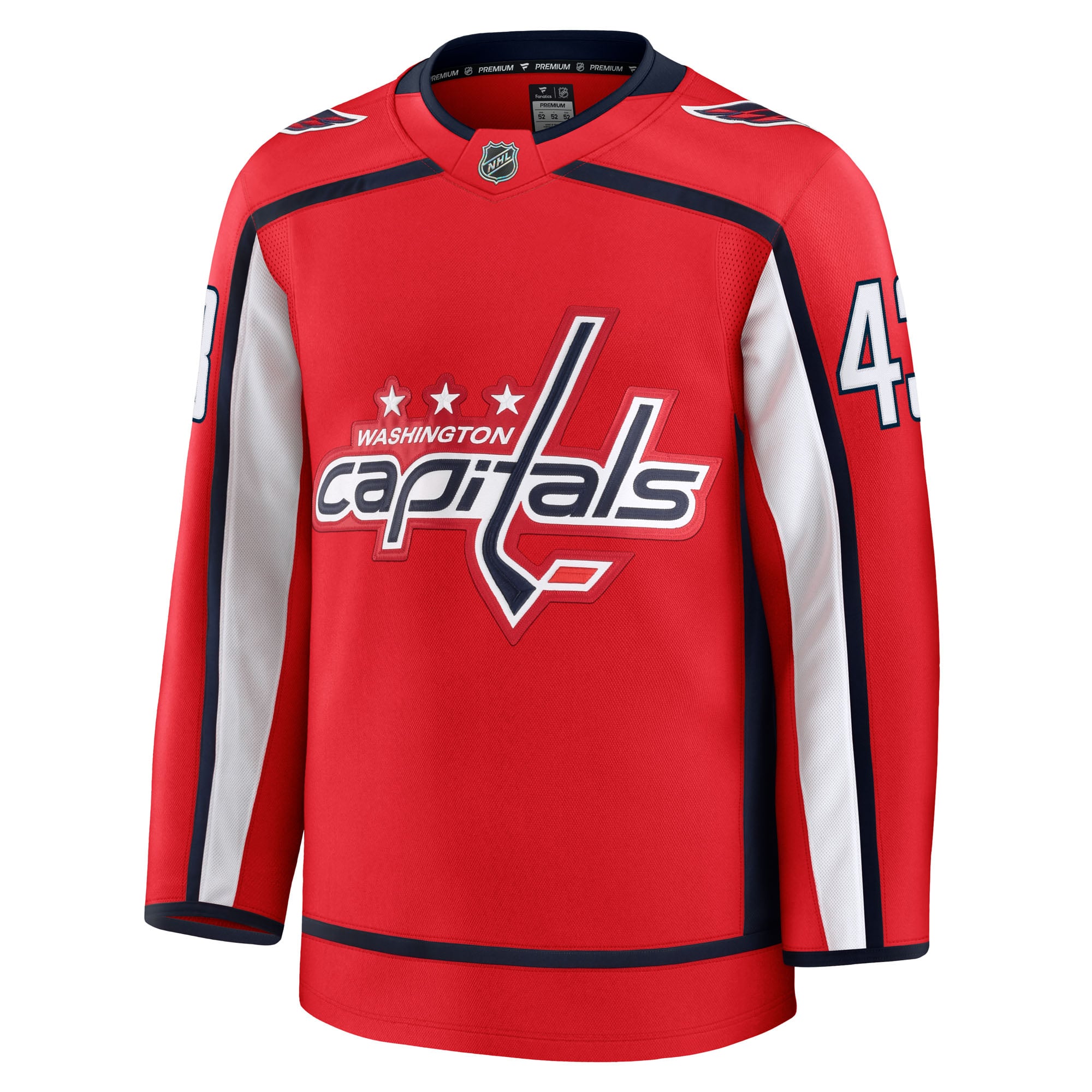 Tom Wilson Washington Capitals Home Premium Jersey - Red - Image 3