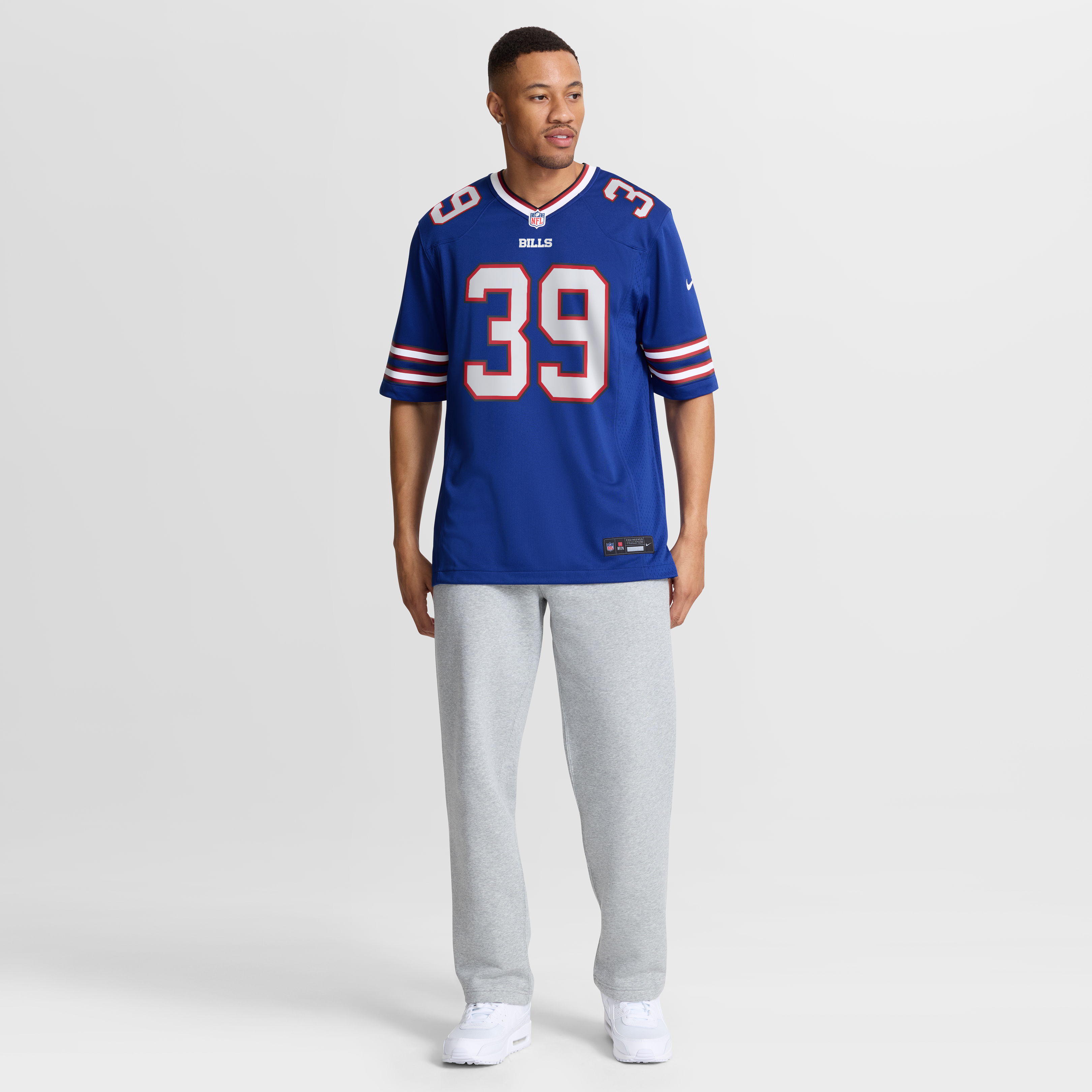 Tommy Doman Buffalo Bills Team Game Jersey - Royal - Image 3