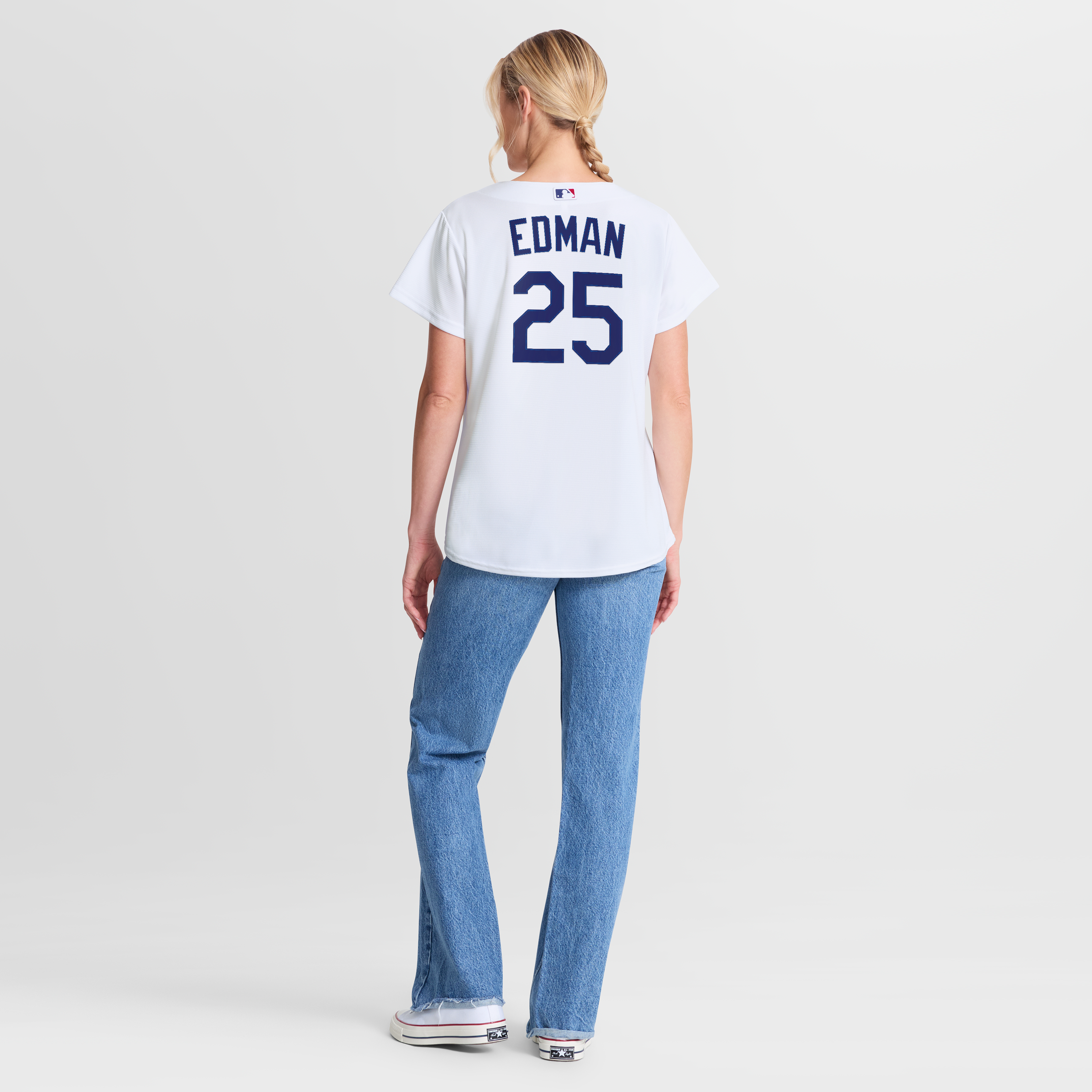 Tommy Edman Los Angeles Dodgers Women's Home Jersey - White - Image 6