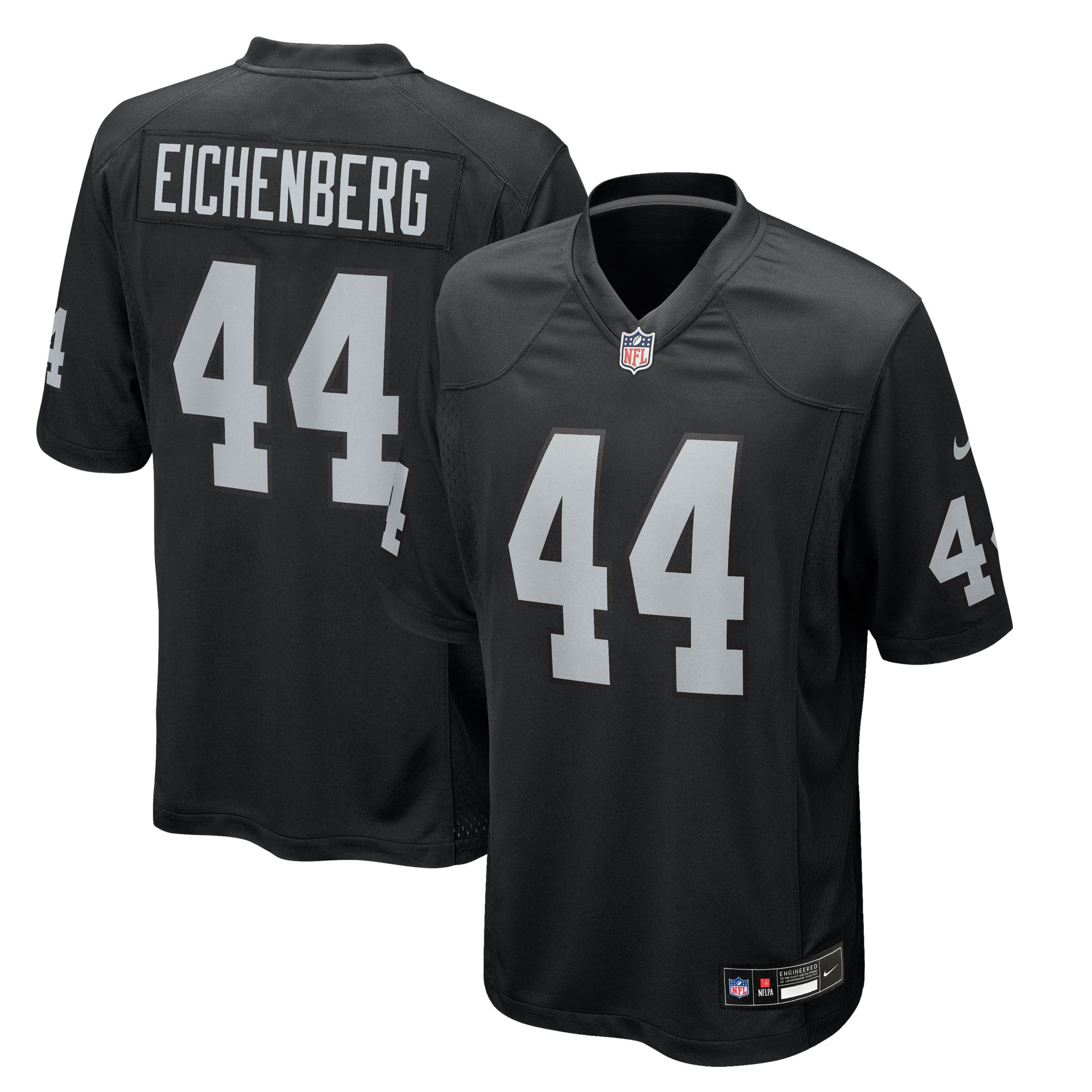 Tommy Eichenberg Las Vegas Raiders Team Game Jersey - Black - Image 2