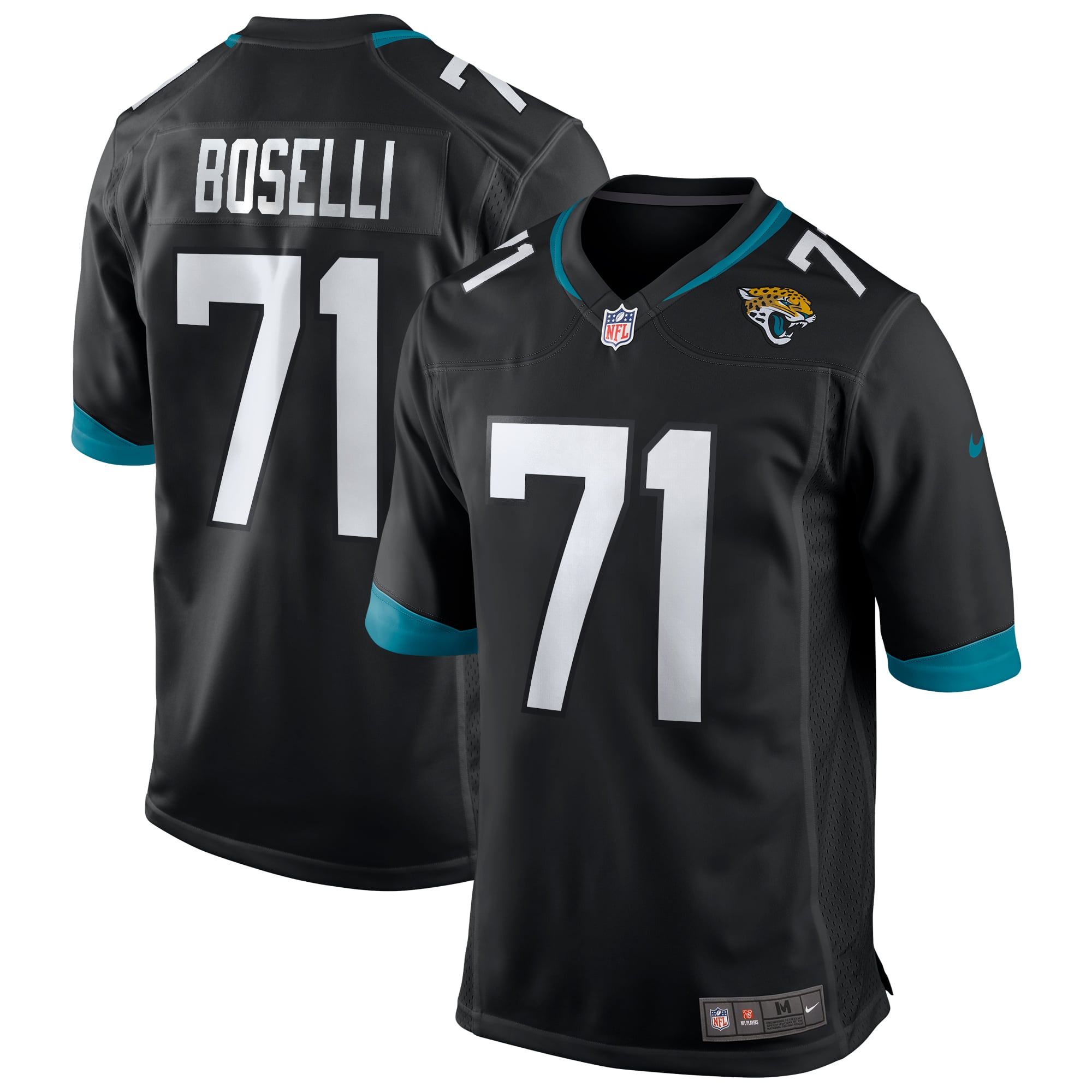 Tony Boselli Jacksonville Jaguars Retired Player Alternate Game Jersey - Black - Image 2