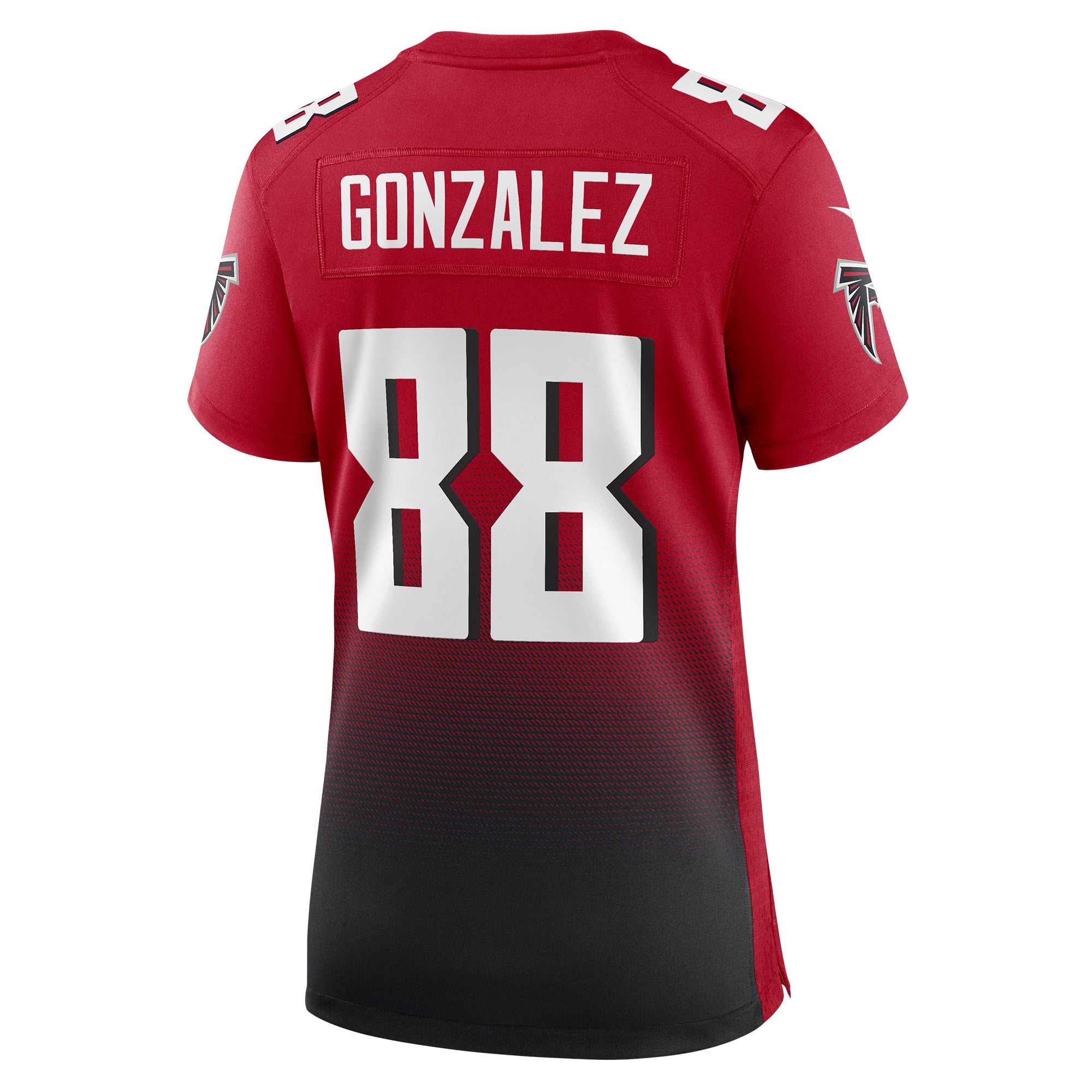 Tony Gonzalez Atlanta Falcons Women's Retired Game Jersey - Red - Image 4