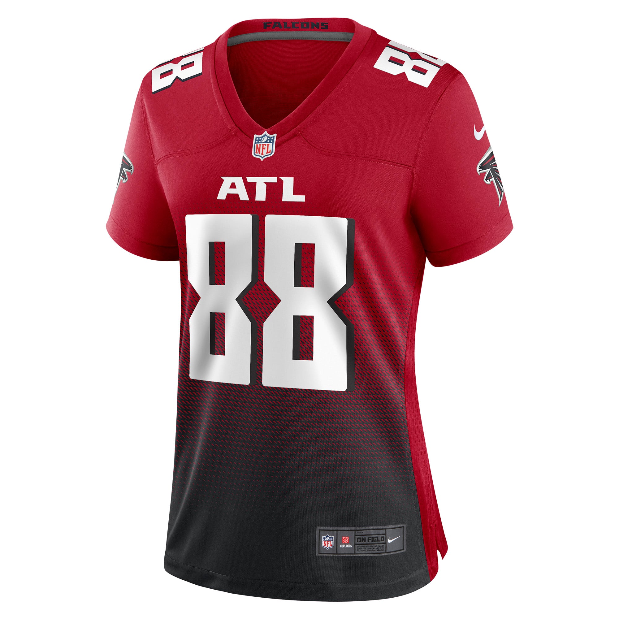 Tony Gonzalez Atlanta Falcons Women's Retired Game Jersey - Red - Image 3