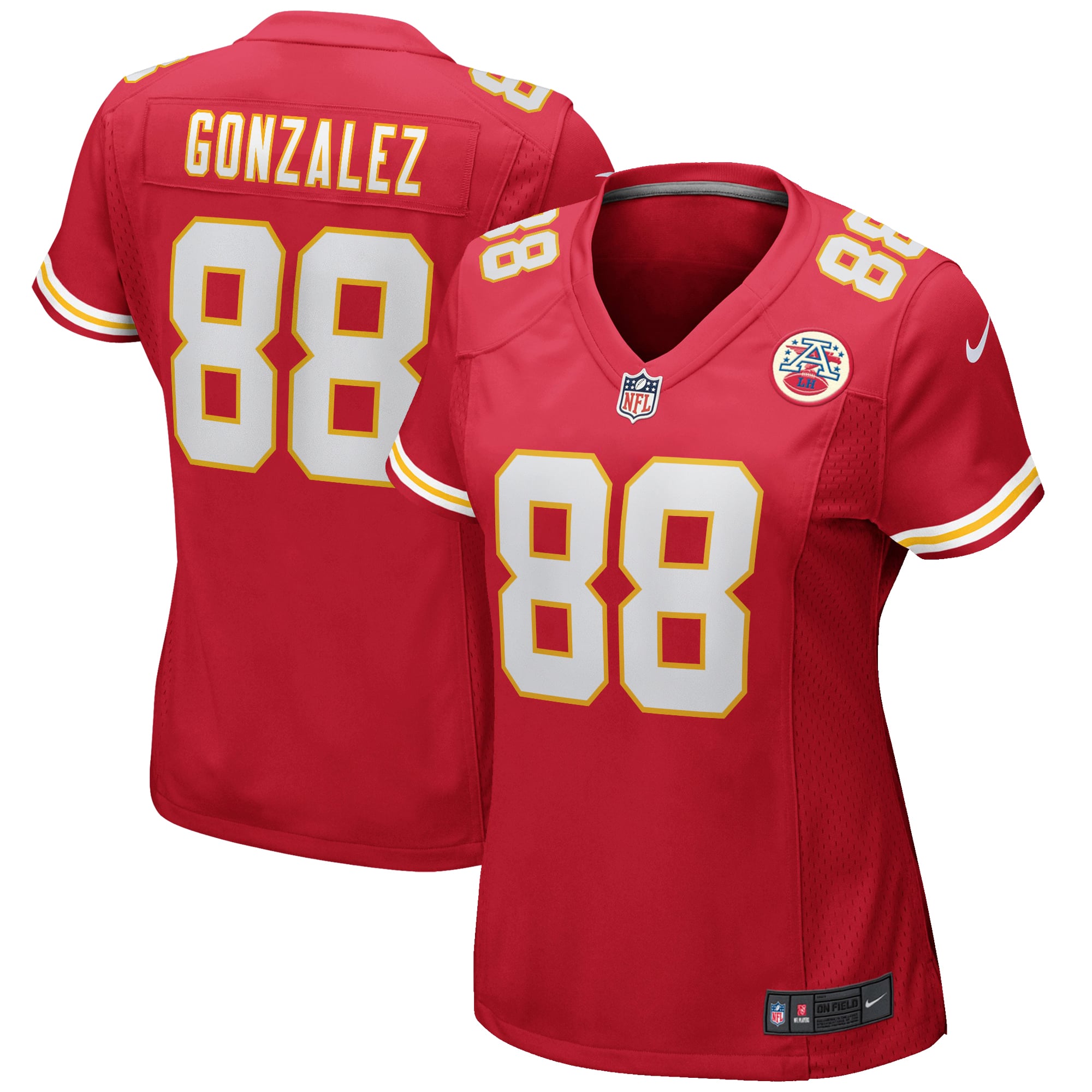 Tony Gonzalez Kansas City Chiefs Women's Game Retired Player Jersey - Red - Image 2