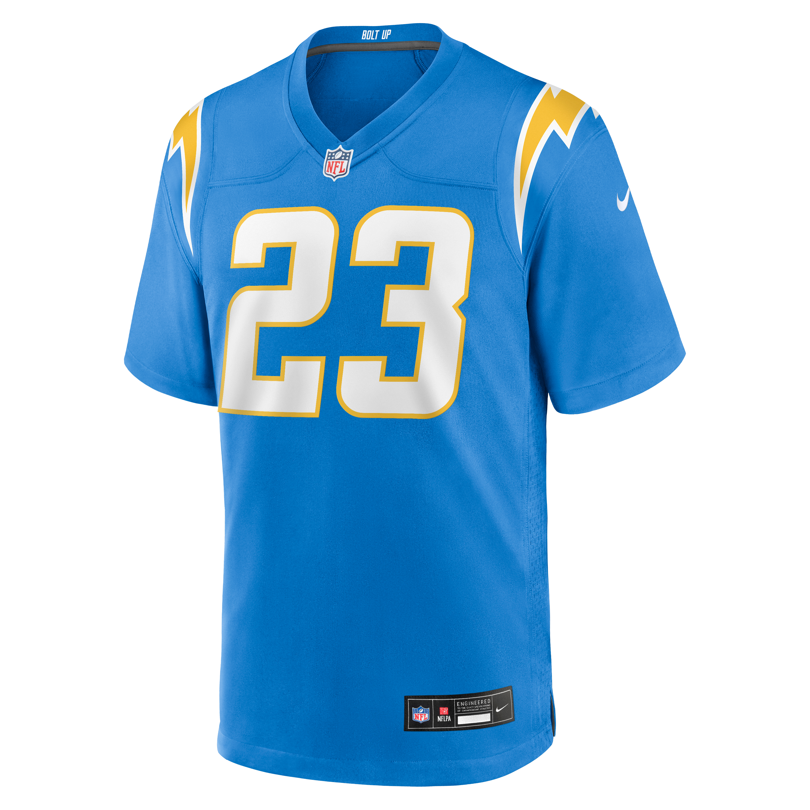 Tony Jefferson Los Angeles Chargers Team Game Jersey - Powder Blue - Image 3