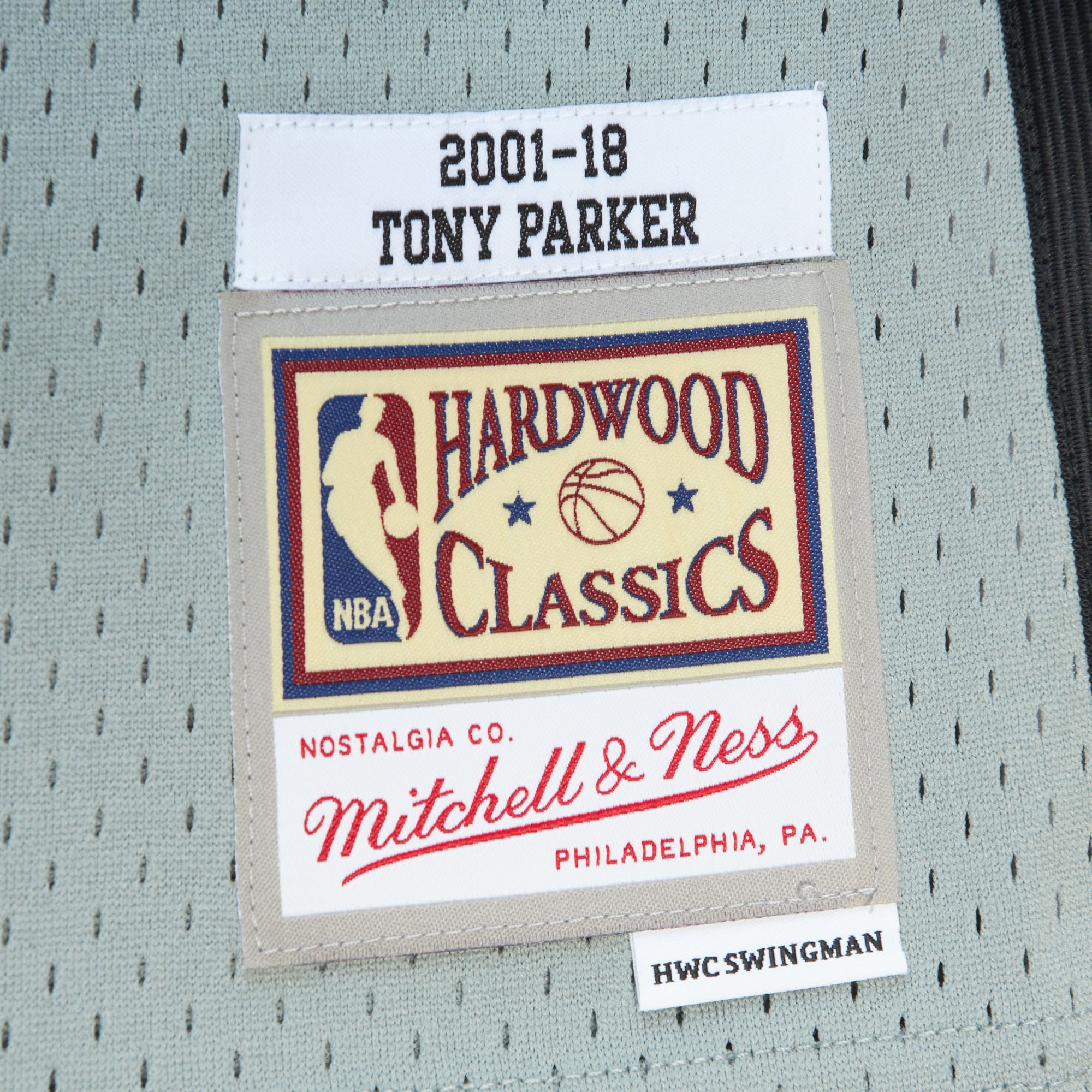 Tony Parker San Antonio Spurs Unisex Hall of Fame Class of 2023 Throwback Swingman Jersey - Gray - Image 5