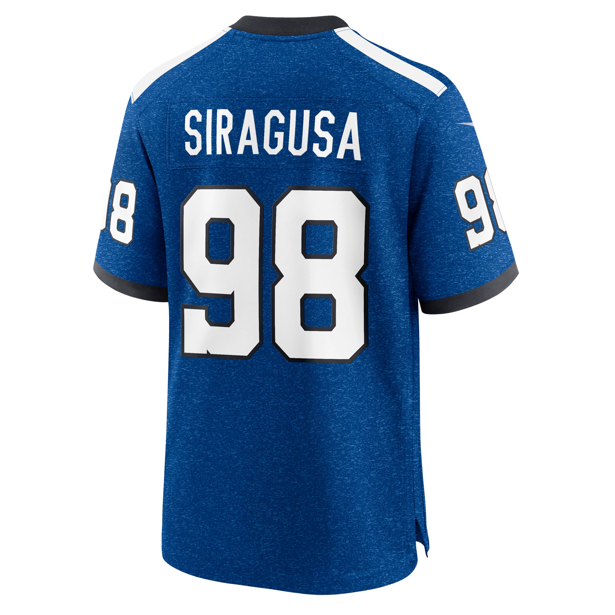 Tony Siragusa Indianapolis Colts Game Retired Player Jersey - Blue - Image 4